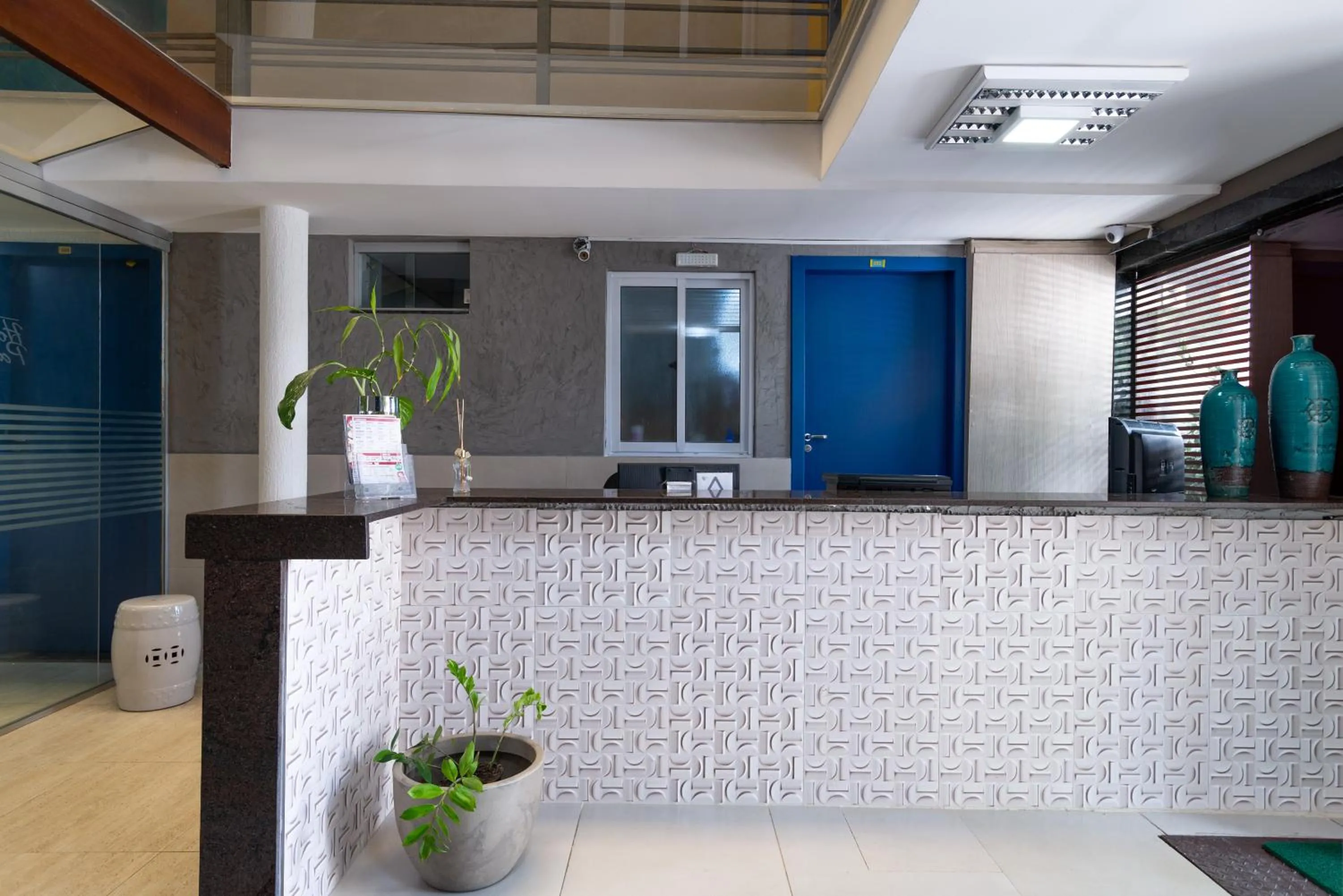 Lobby or reception in Hotel BH Inn Palmares - Fácil Acesso Cristiano Machado, Centerminas e Minas Shopping