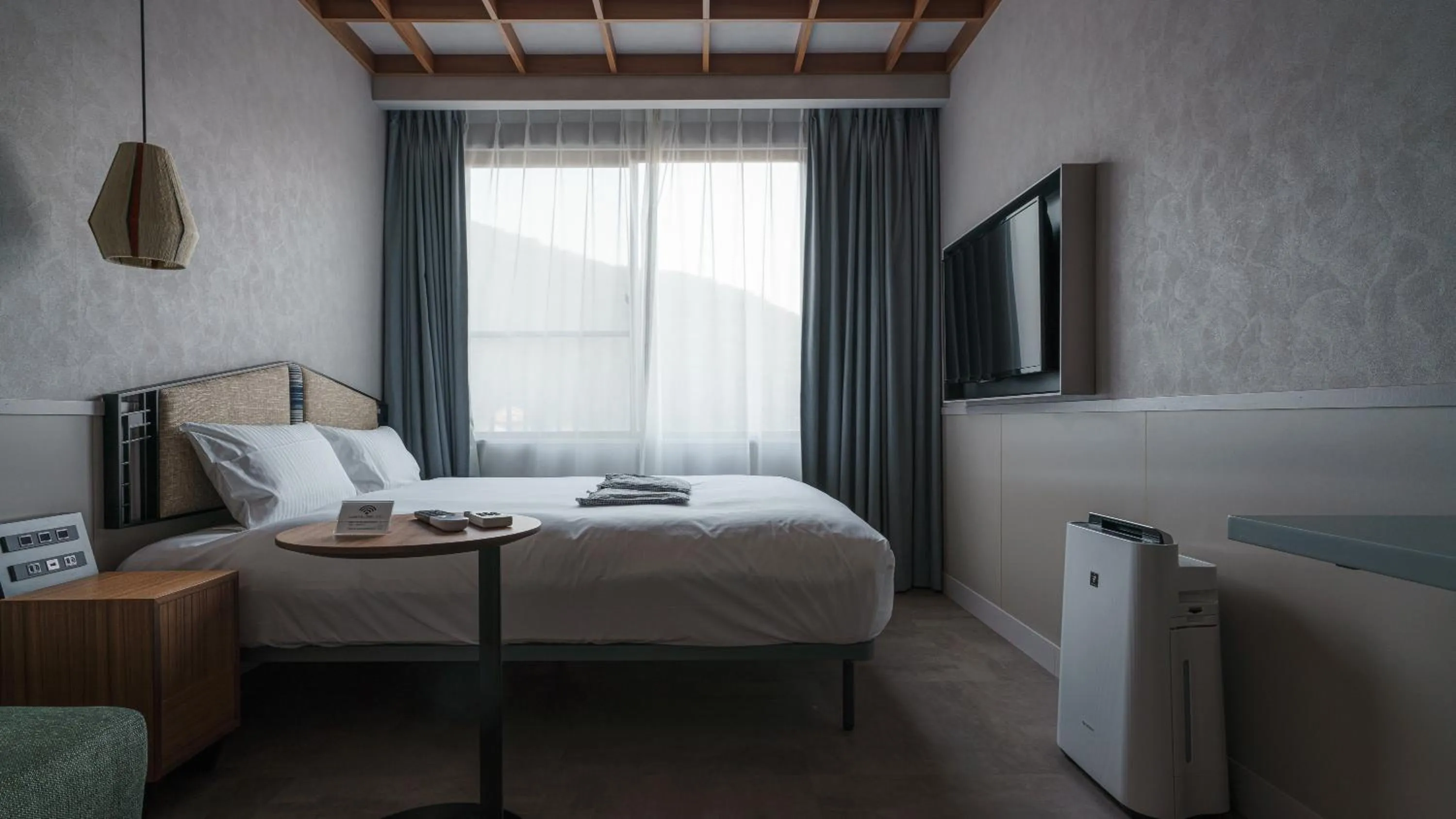 Bed in Hotel Aoka Kamigoto