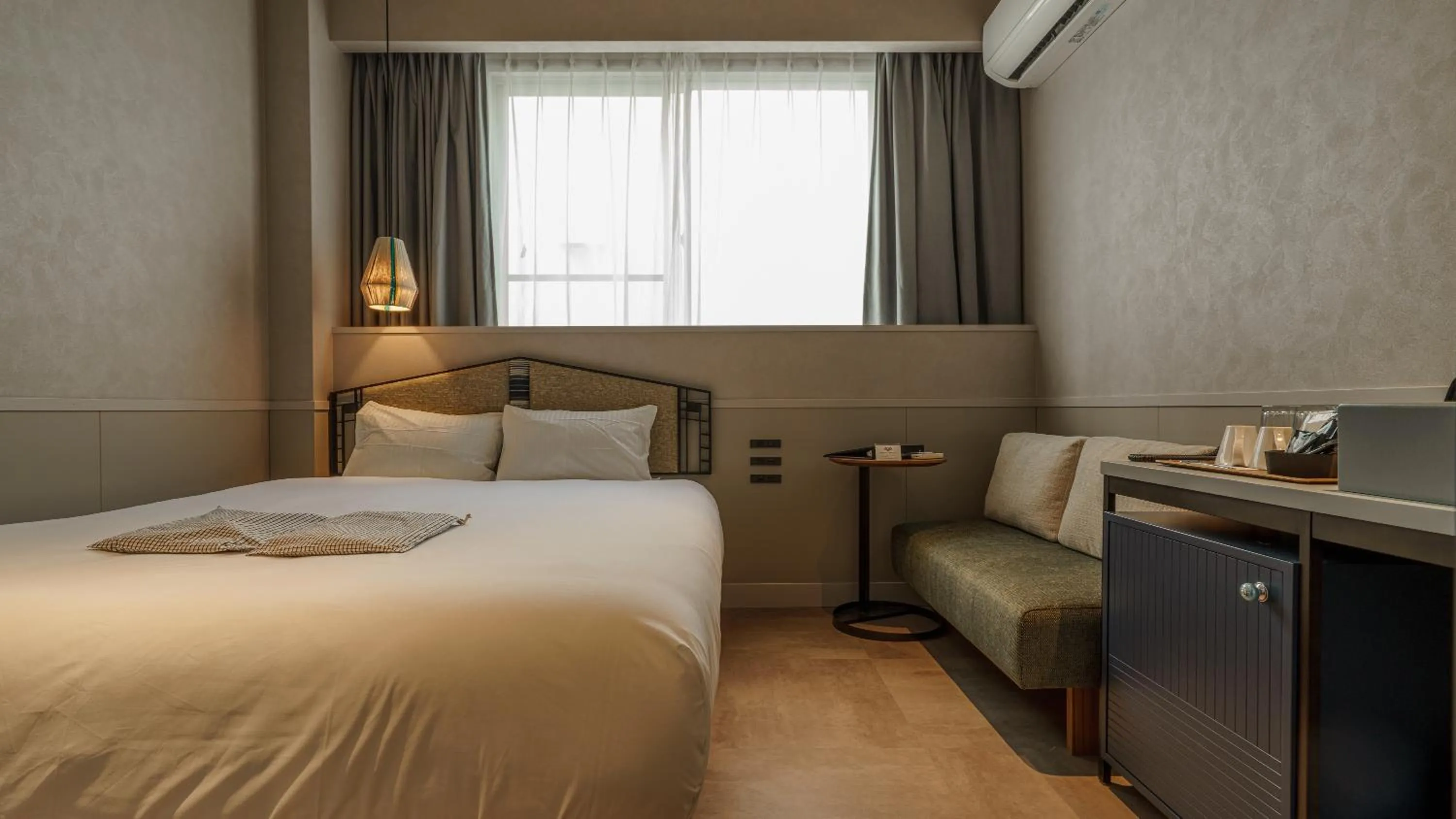 Bed in Hotel Aoka Kamigoto