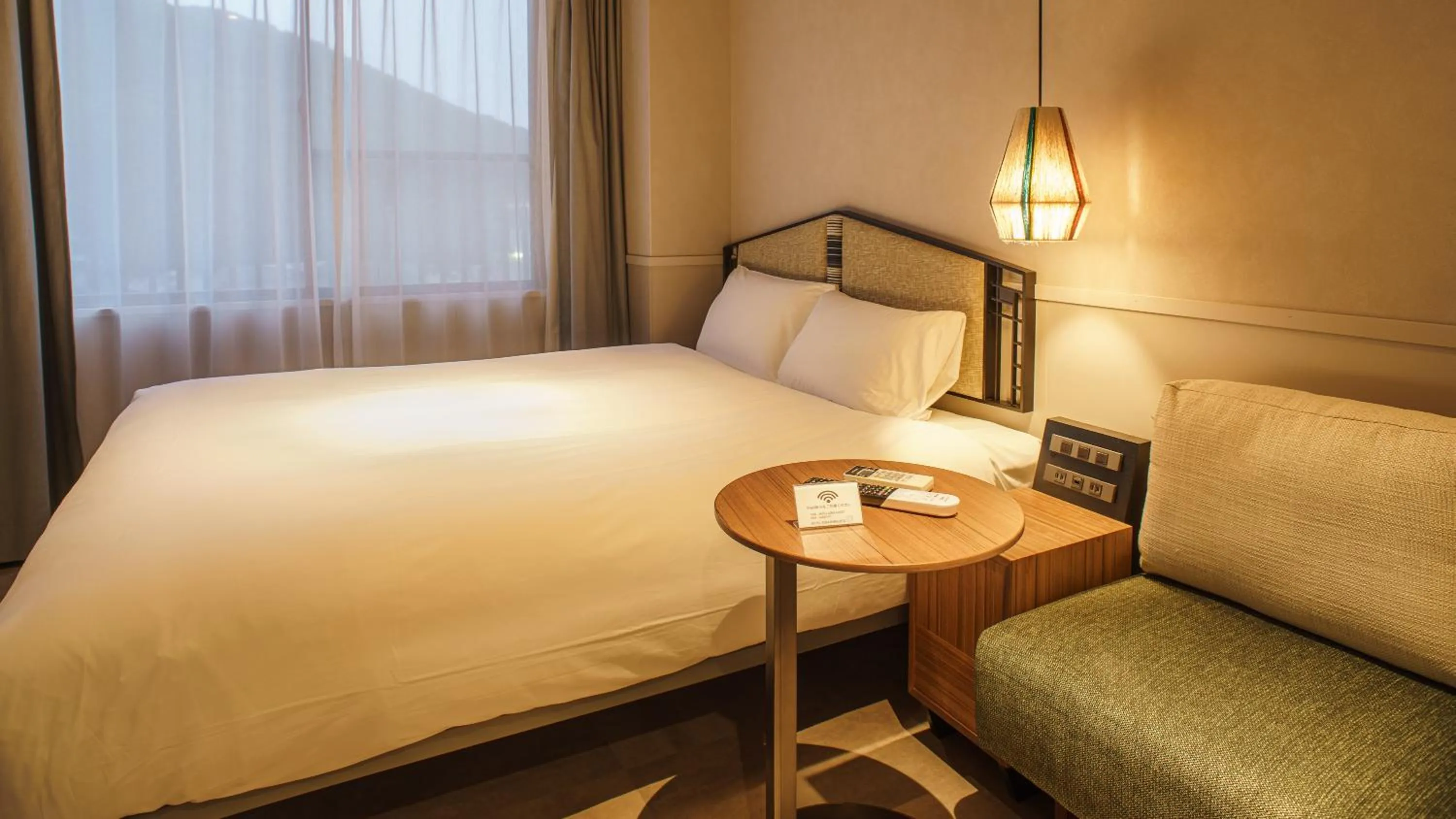 Bed in Hotel Aoka Kamigoto