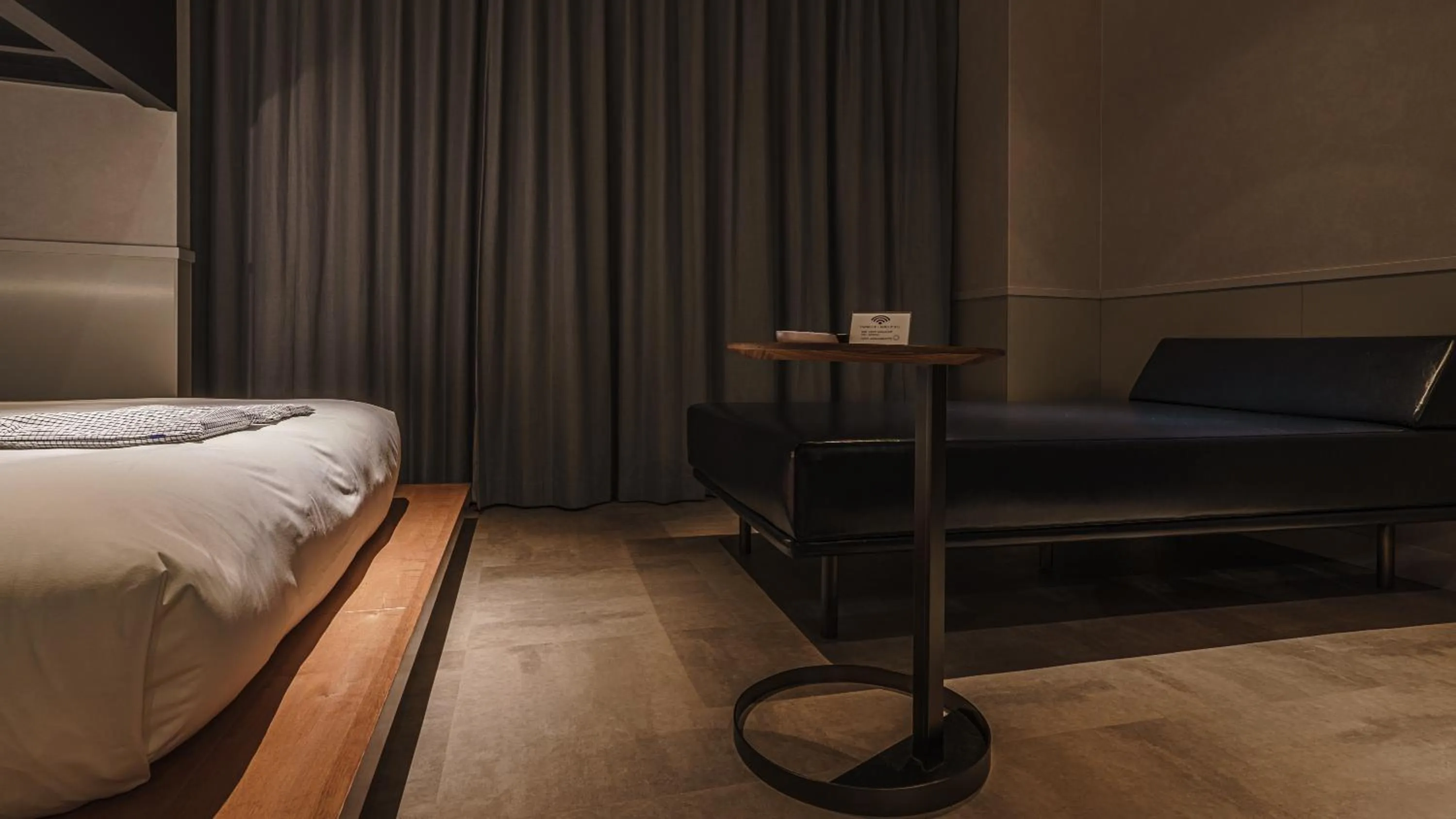 Bed in Hotel Aoka Kamigoto