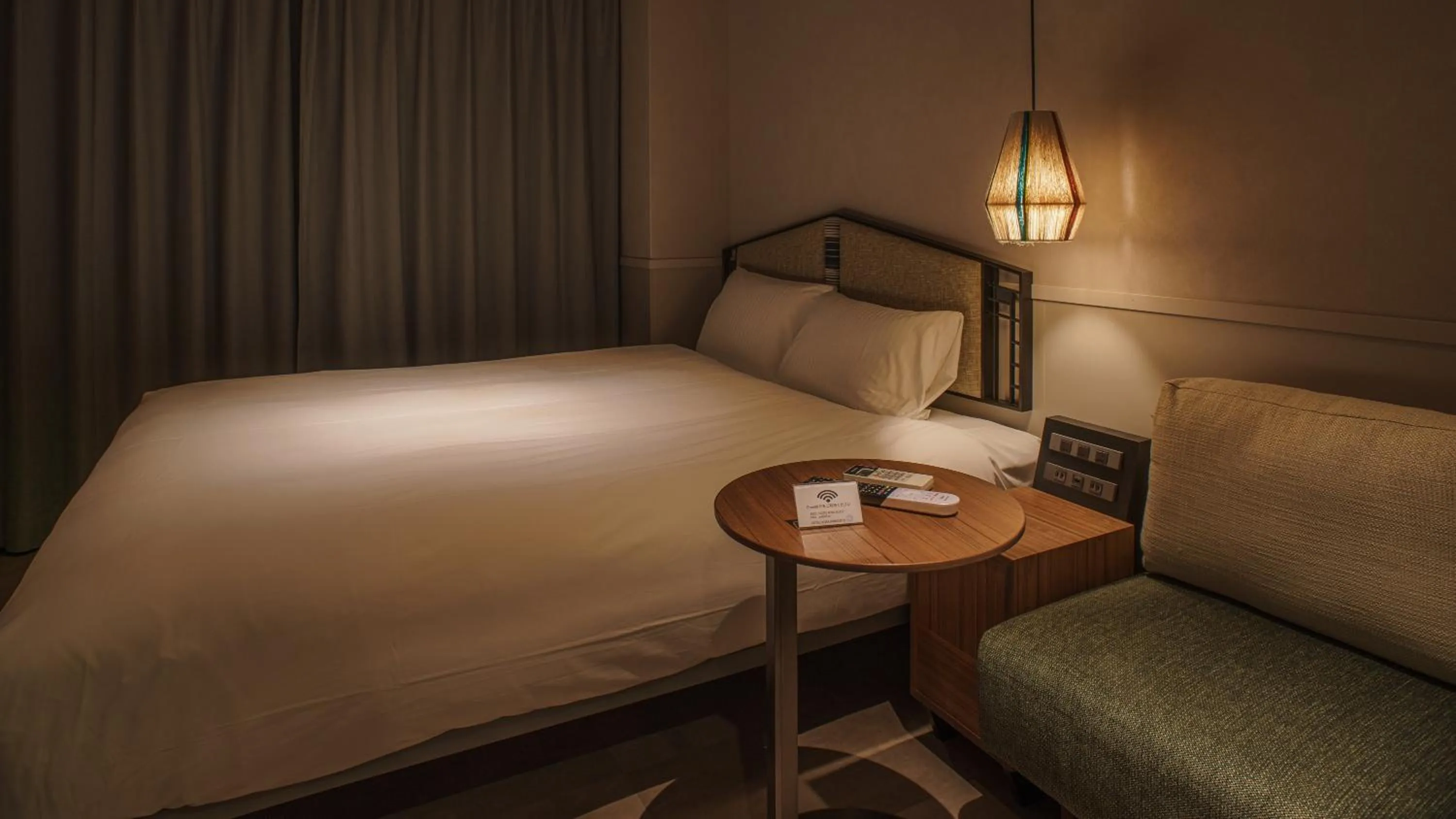 Bed in Hotel Aoka Kamigoto