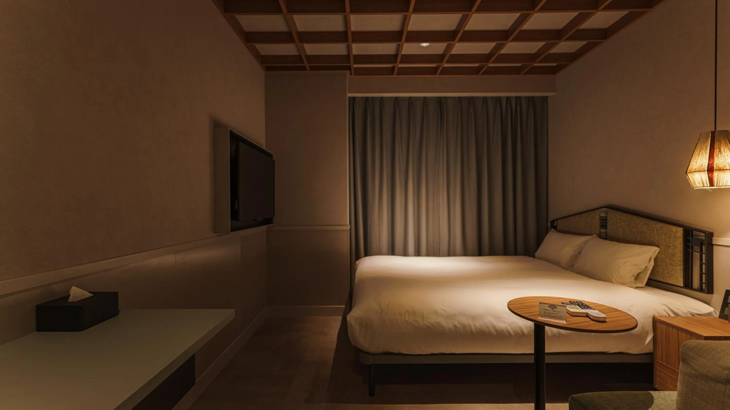 Bed in Hotel Aoka Kamigoto