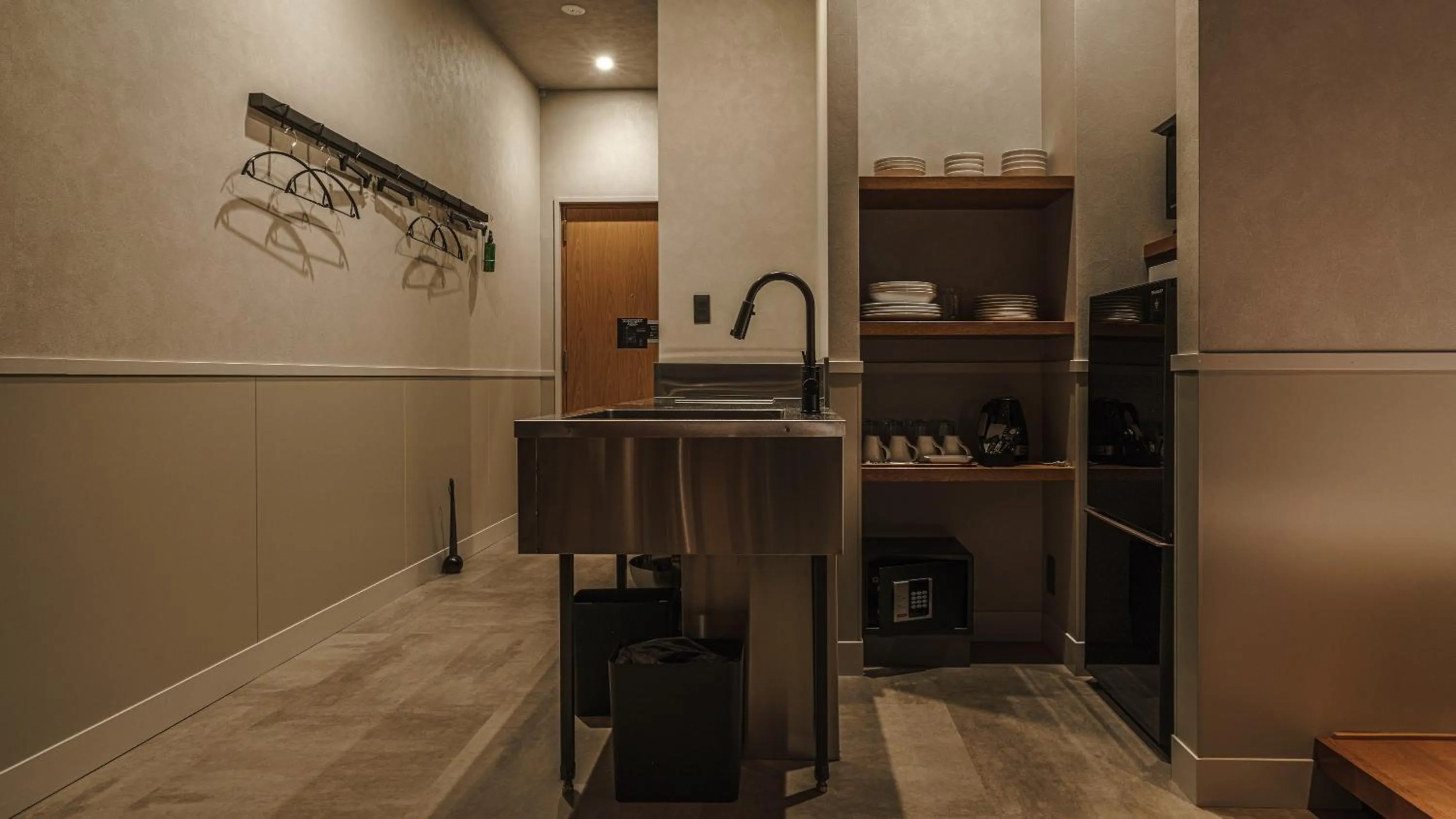 Kitchen or kitchenette in Hotel Aoka Kamigoto
