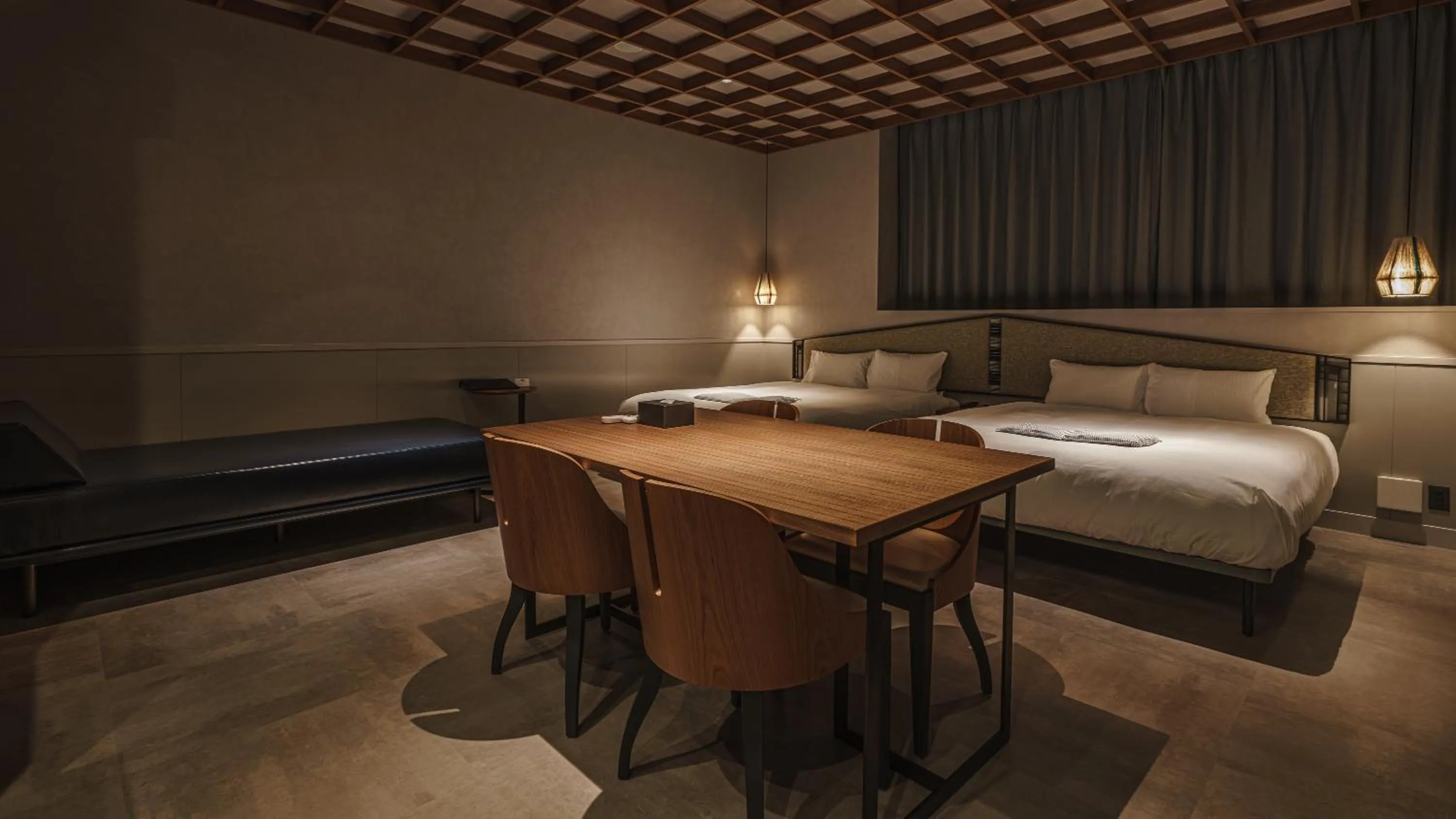 Bed in Hotel Aoka Kamigoto