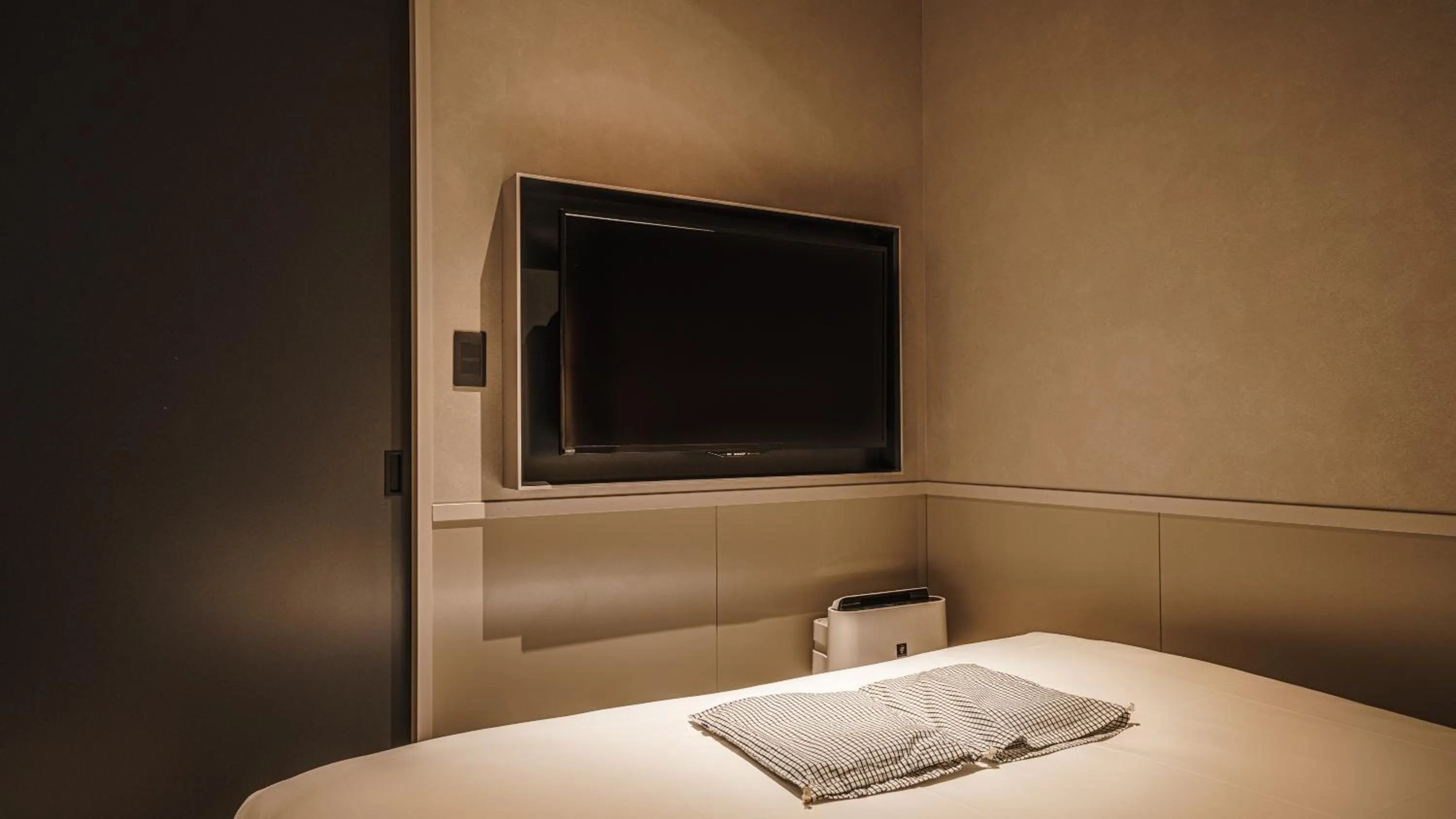 Bed in Hotel Aoka Kamigoto