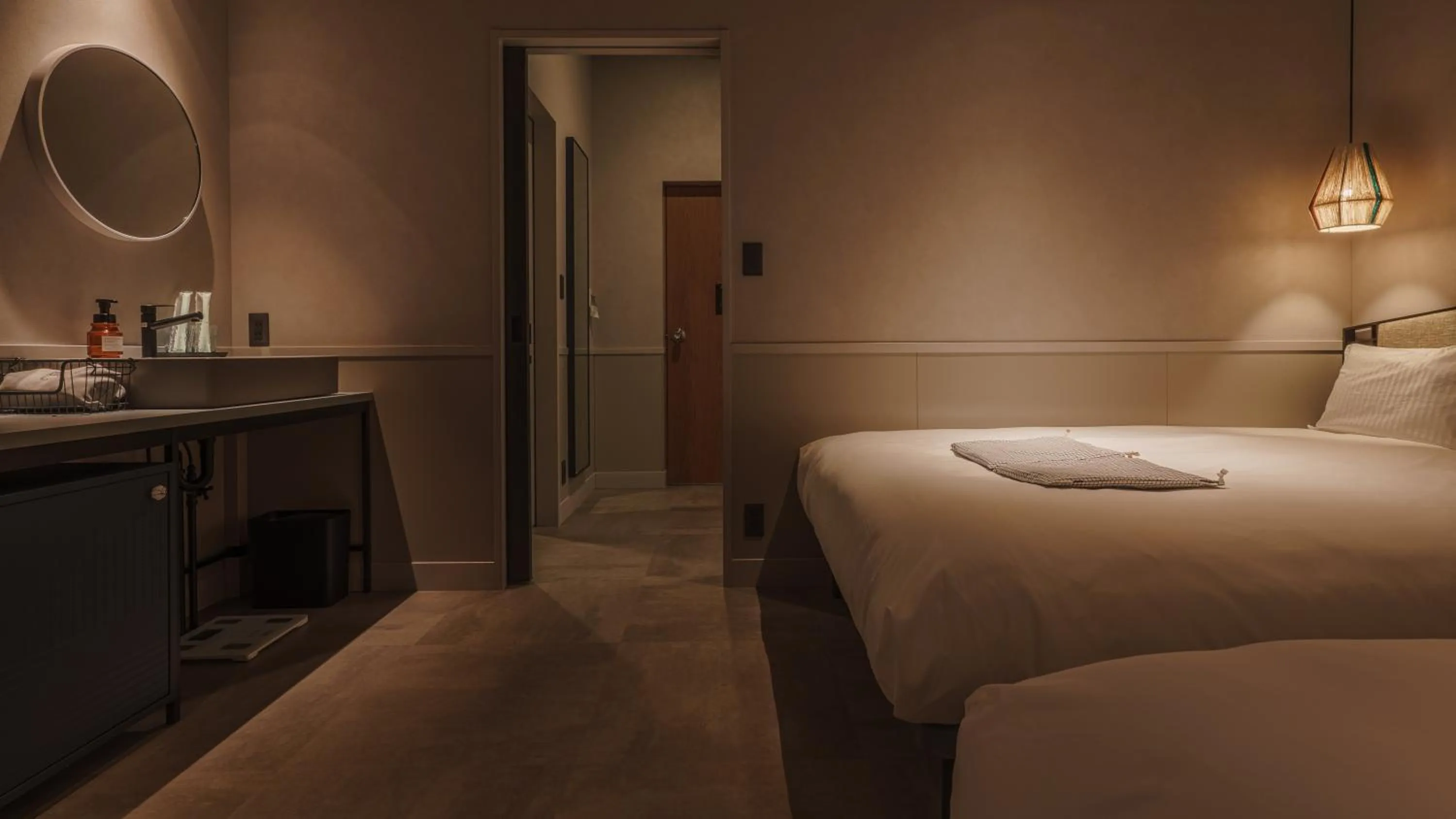 Bed in Hotel Aoka Kamigoto