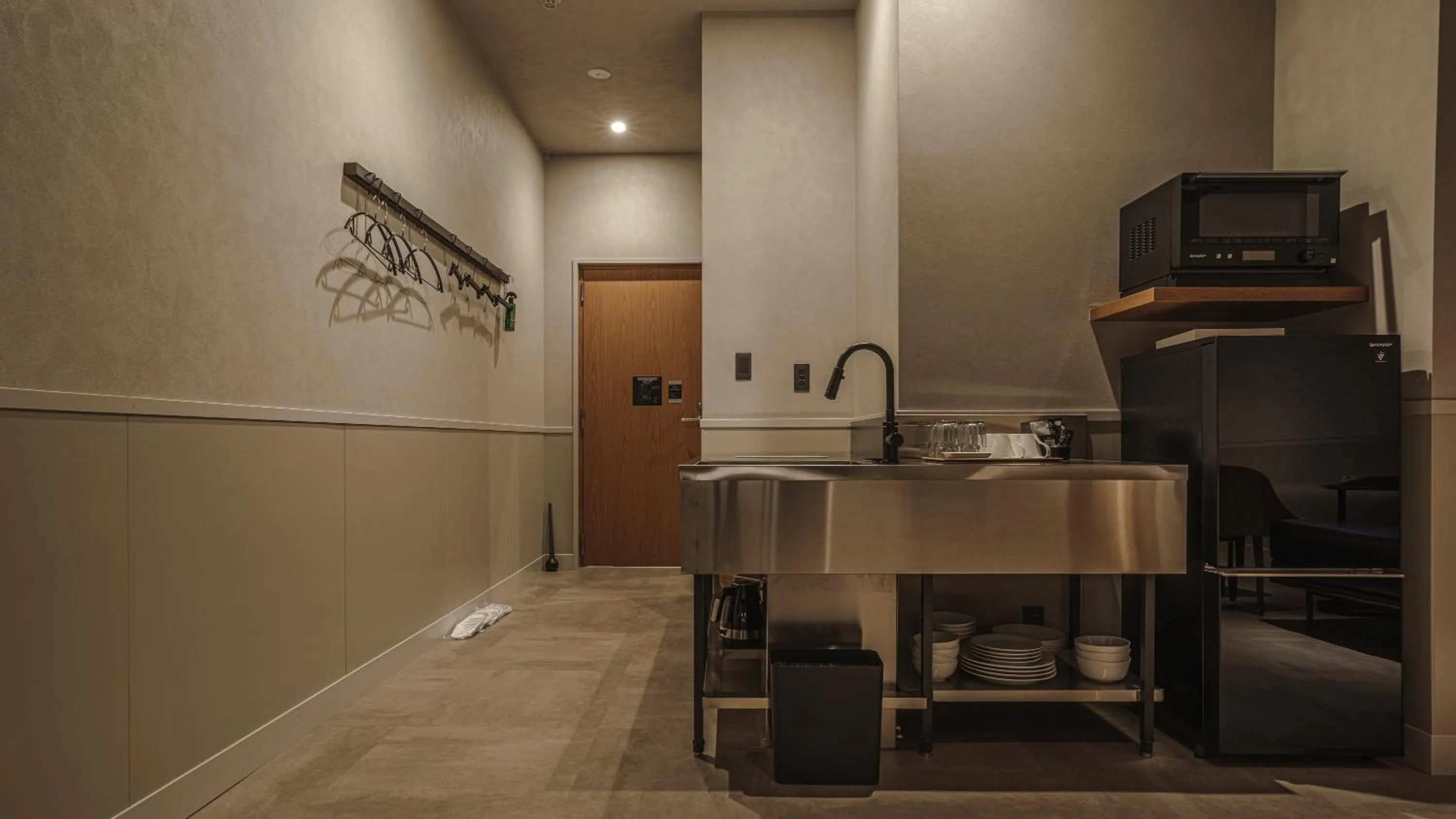 Kitchen or kitchenette in Hotel Aoka Kamigoto