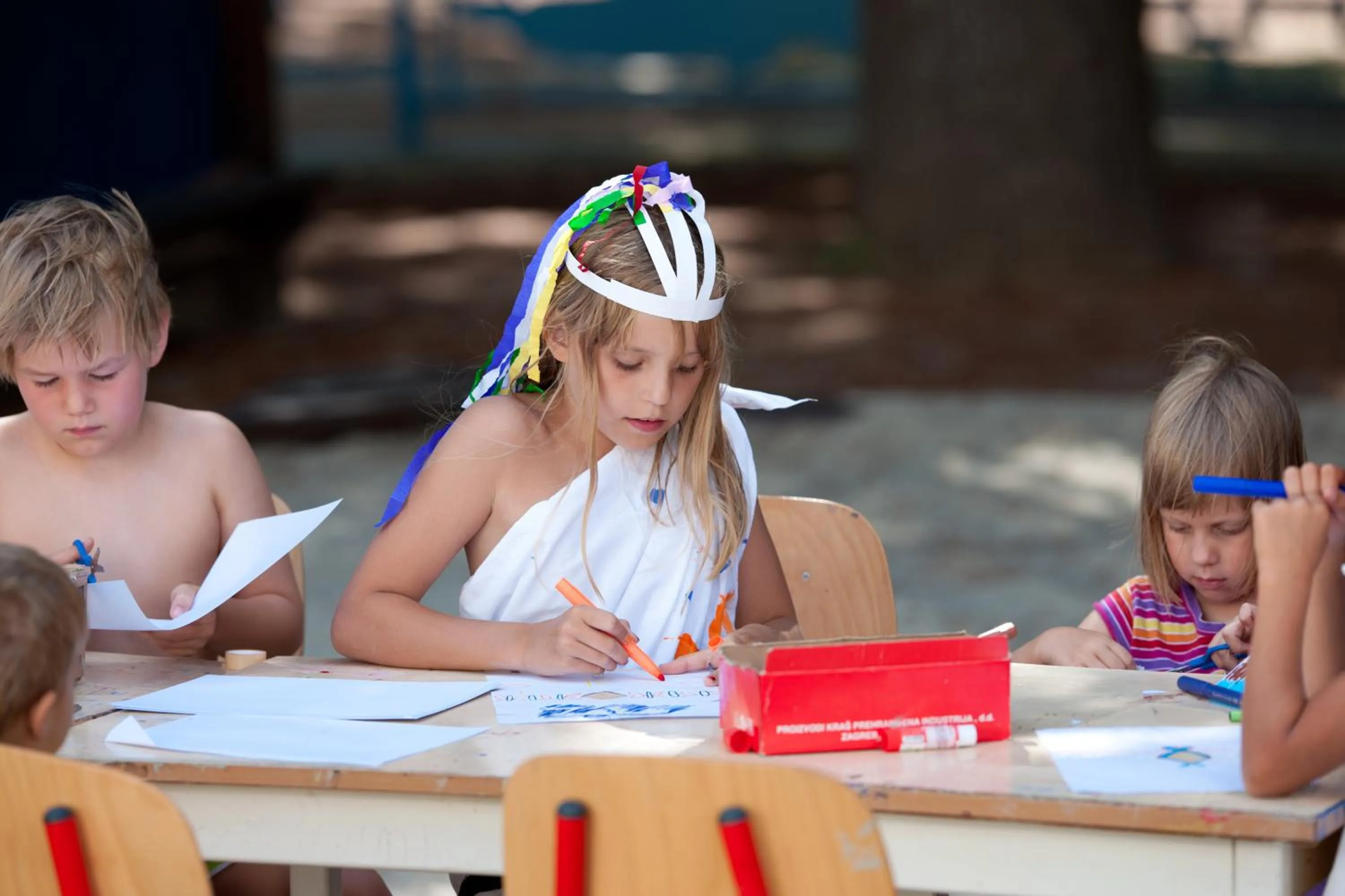 Kids's club in Maistra Camping Koversada Uncovered Naturist Mobile homes