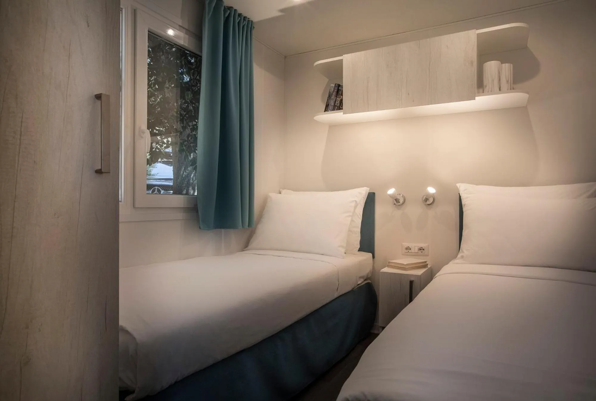 Bed in Maistra Camping Koversada Uncovered Naturist Mobile homes