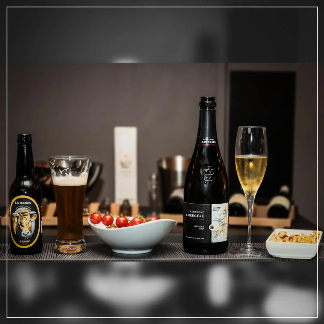 Lounge or bar in Hôtel Château de Lacan