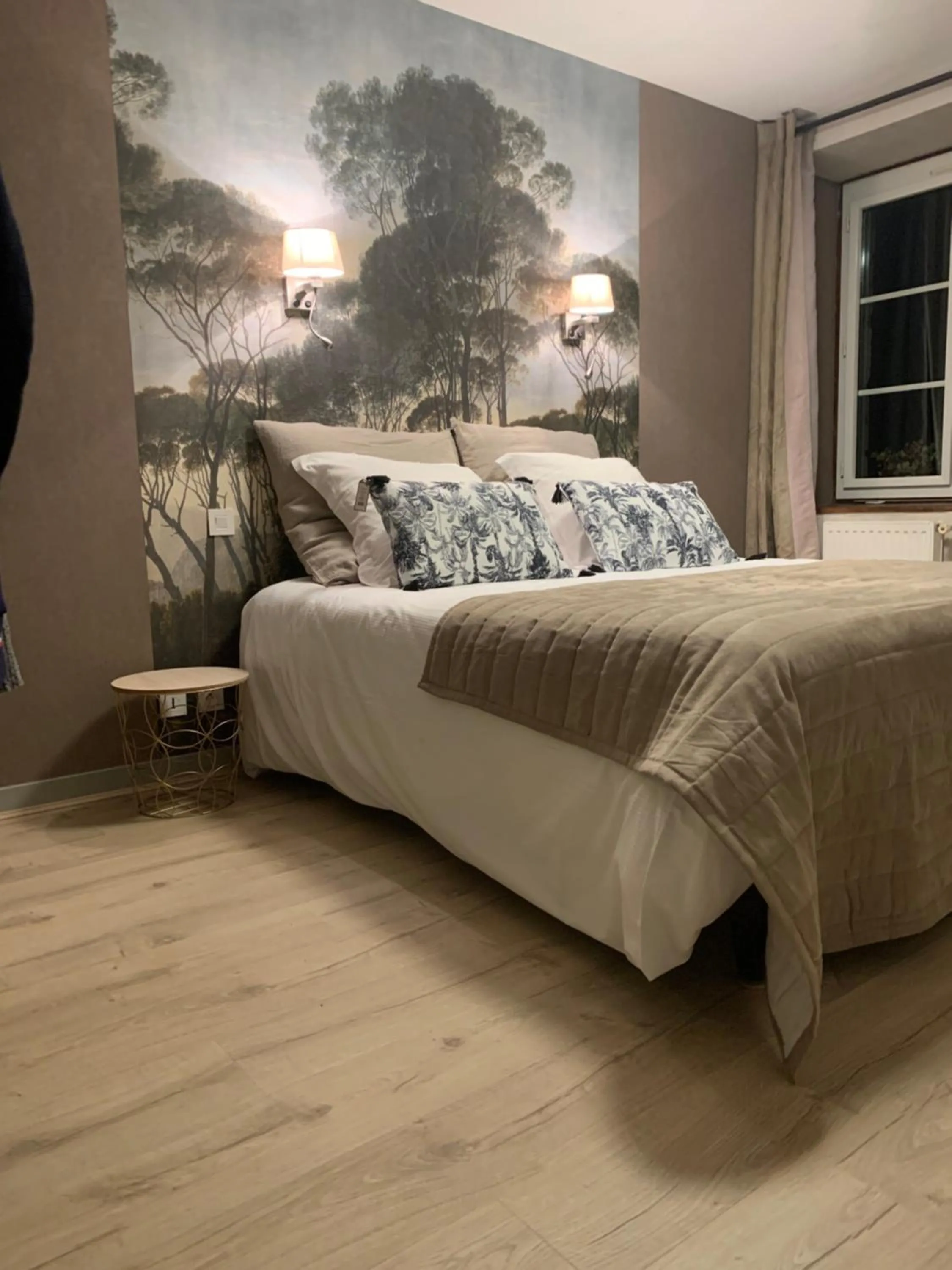 Bedroom, Bed in Manoir De Rigourdaine