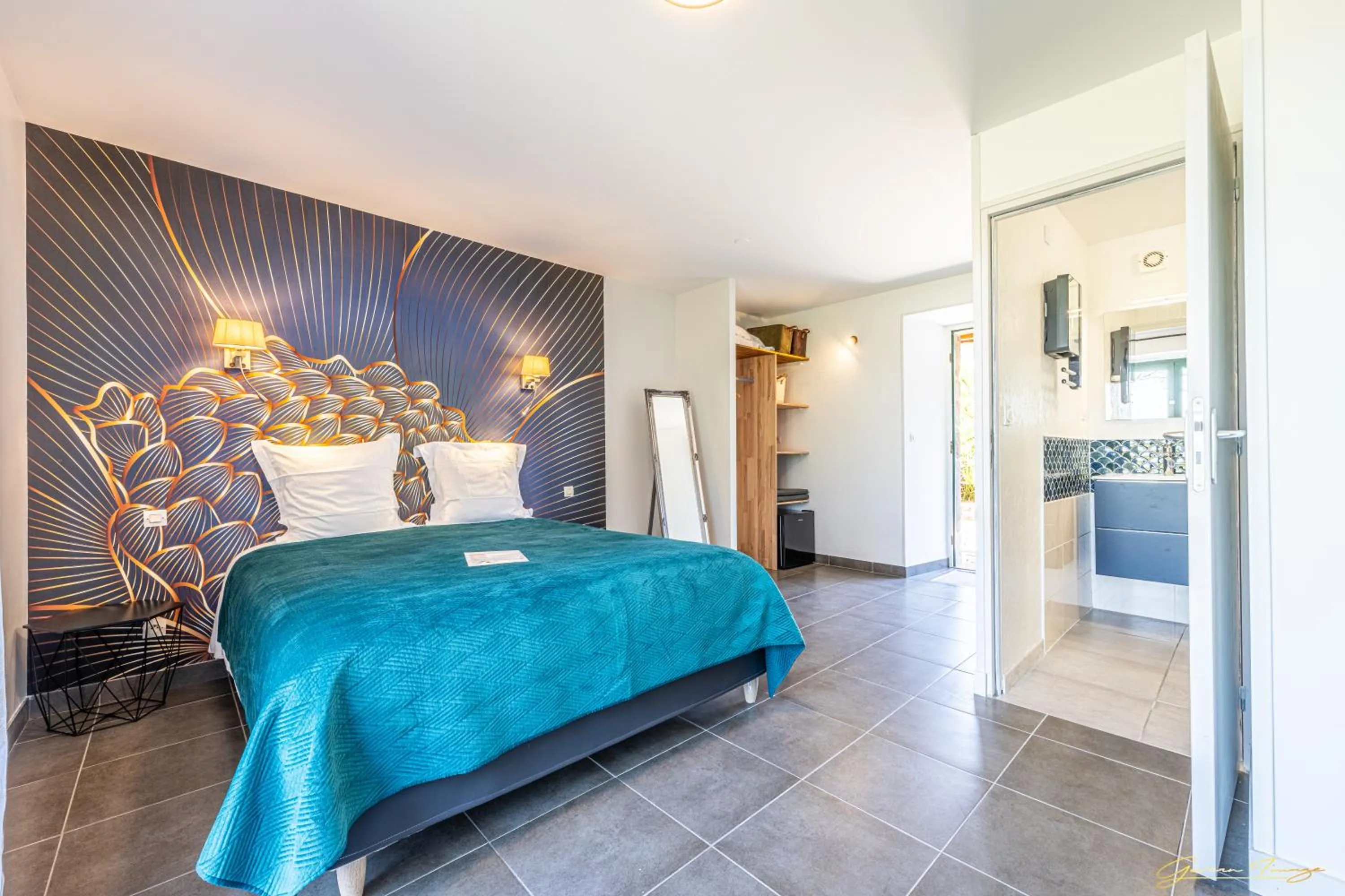 Bedroom, Bed in Manoir De Rigourdaine