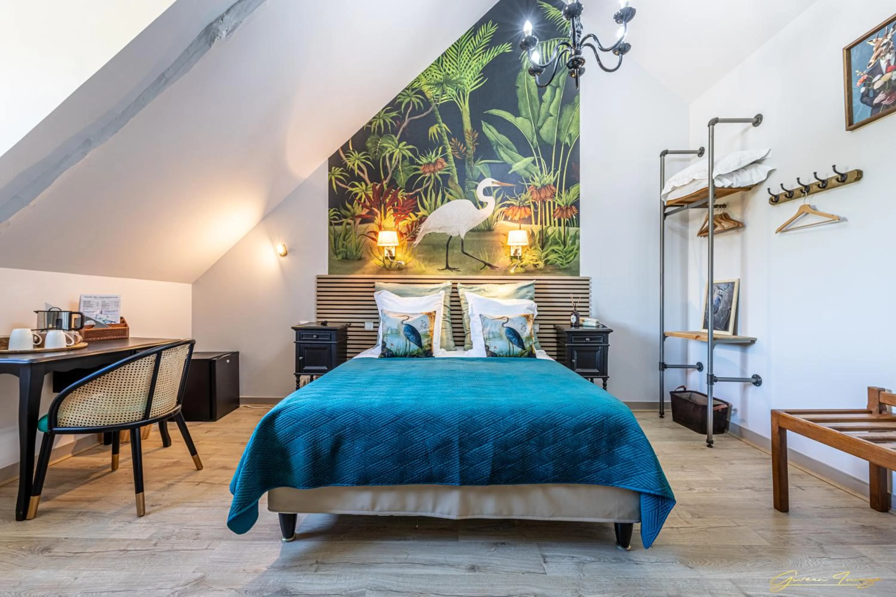 Bedroom, Bed in Manoir De Rigourdaine