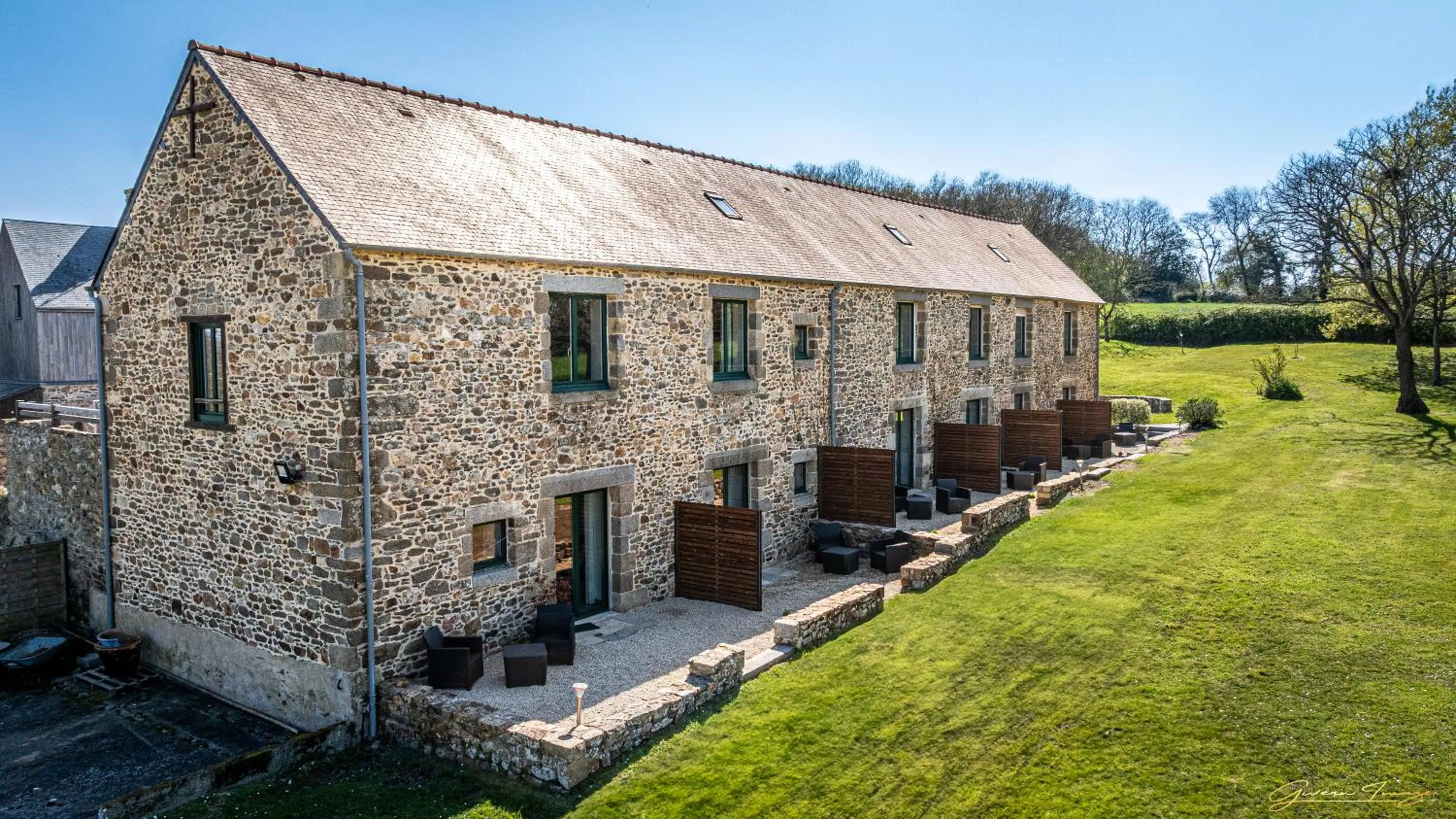 Patio in Manoir De Rigourdaine