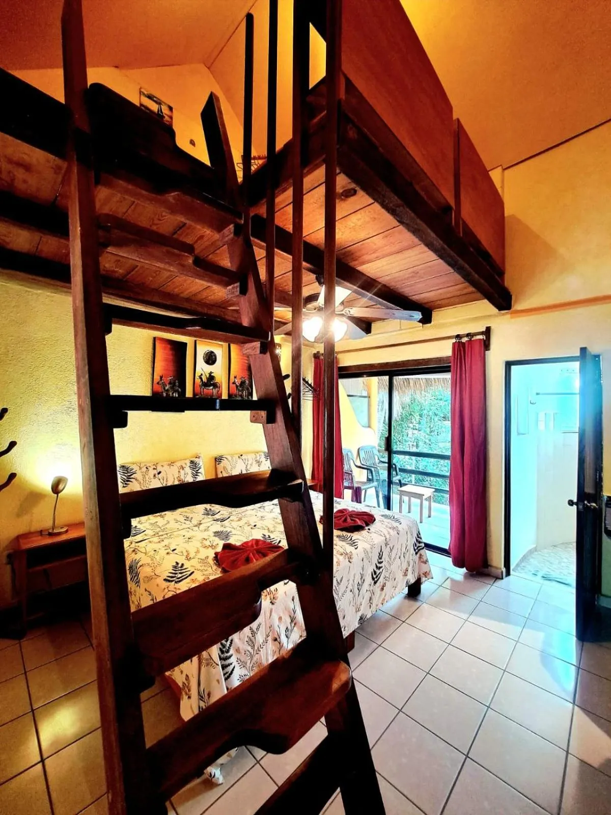 Duplex Room - single occupancy in HOTELITO SWISS OASIS, Playa Zicatela - Adults Only - Kitchen - Cocina