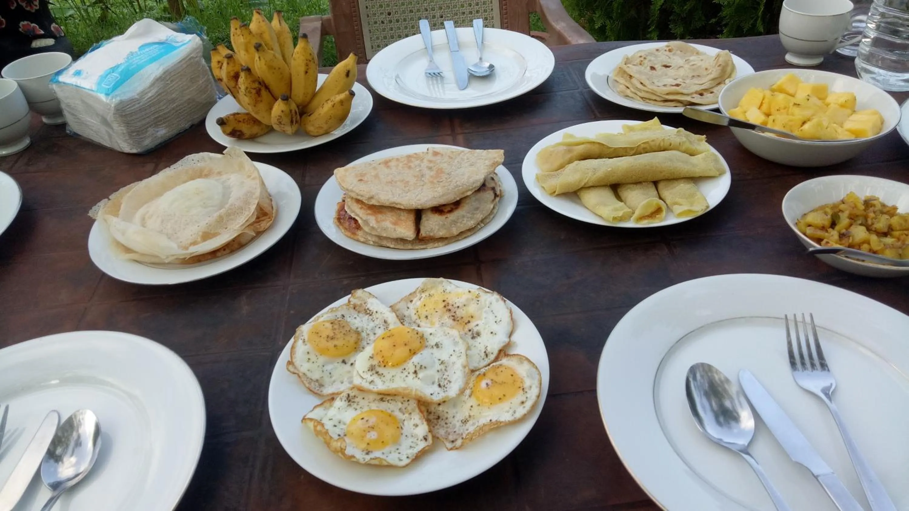 Breakfast in heritage thambapanni