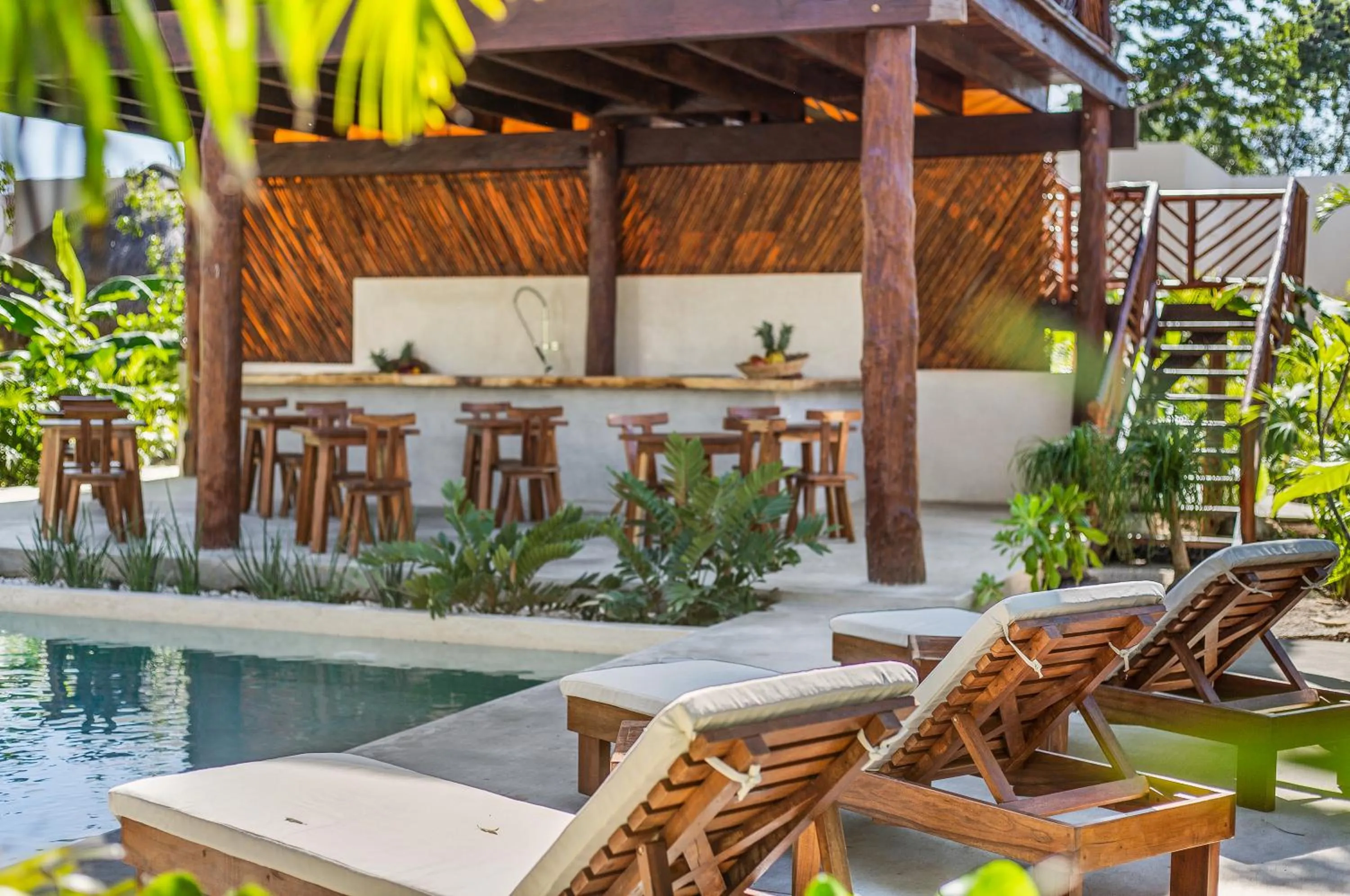 Patio in Zenses Wellness and Yoga Resort - Adults Only