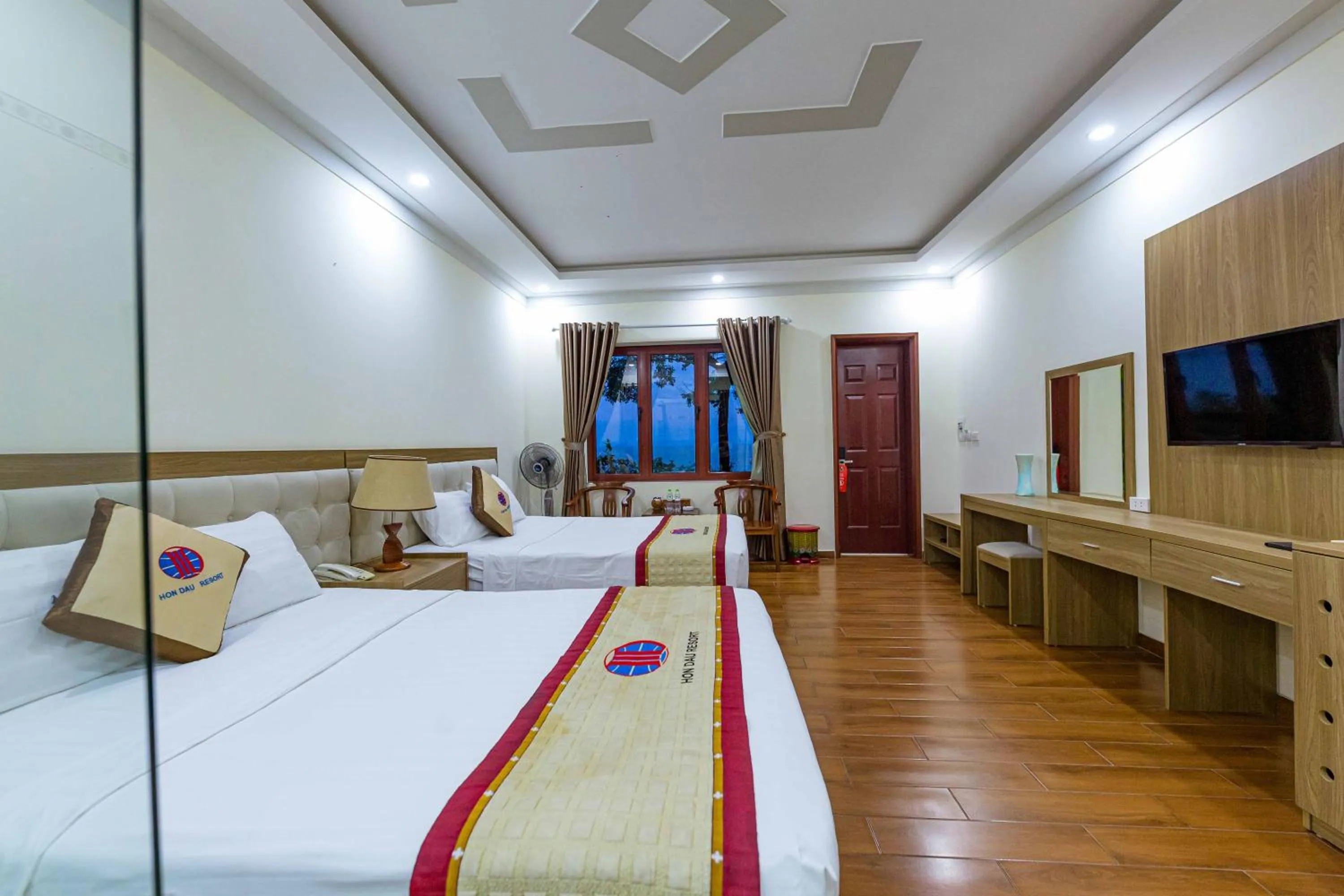 Bed in Hon Dau Resort