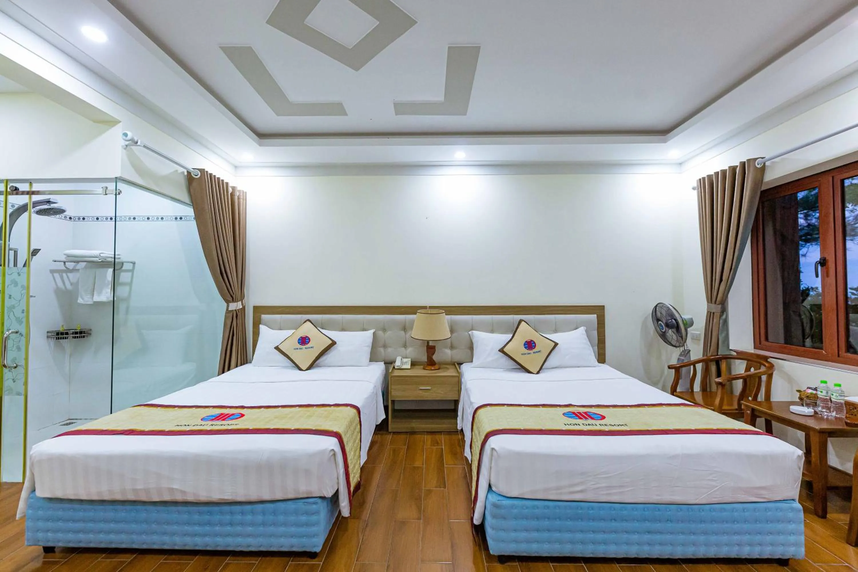 Bed in Hon Dau Resort