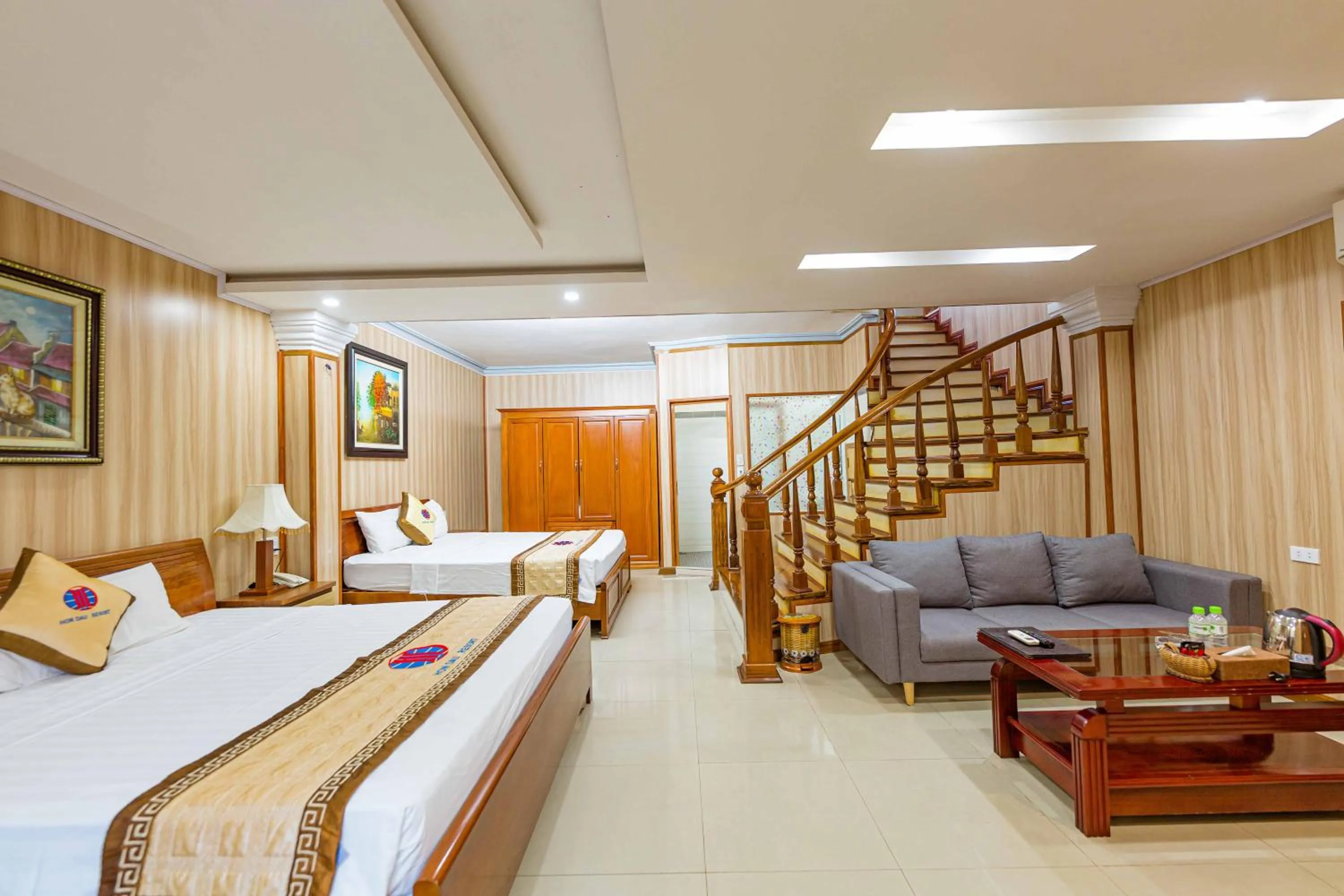 Bed in Hon Dau Resort