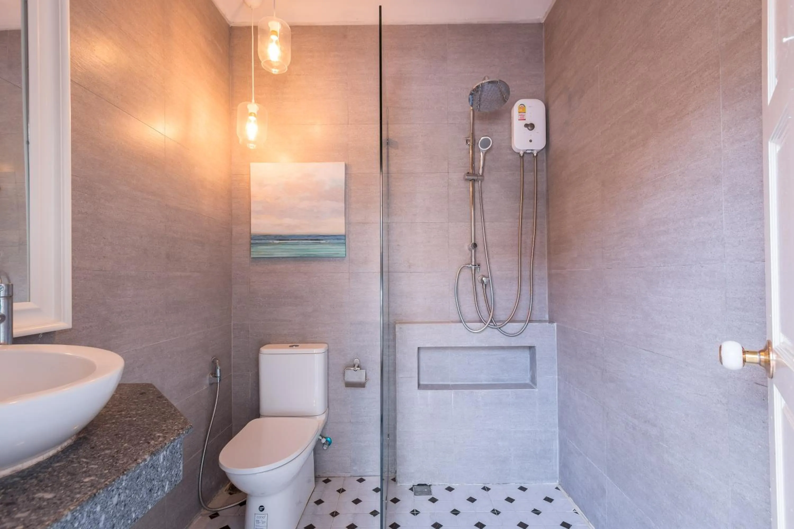 Toilet in Baan Kiang Lay Phu View Private Pool Villa in Central Hua Hin