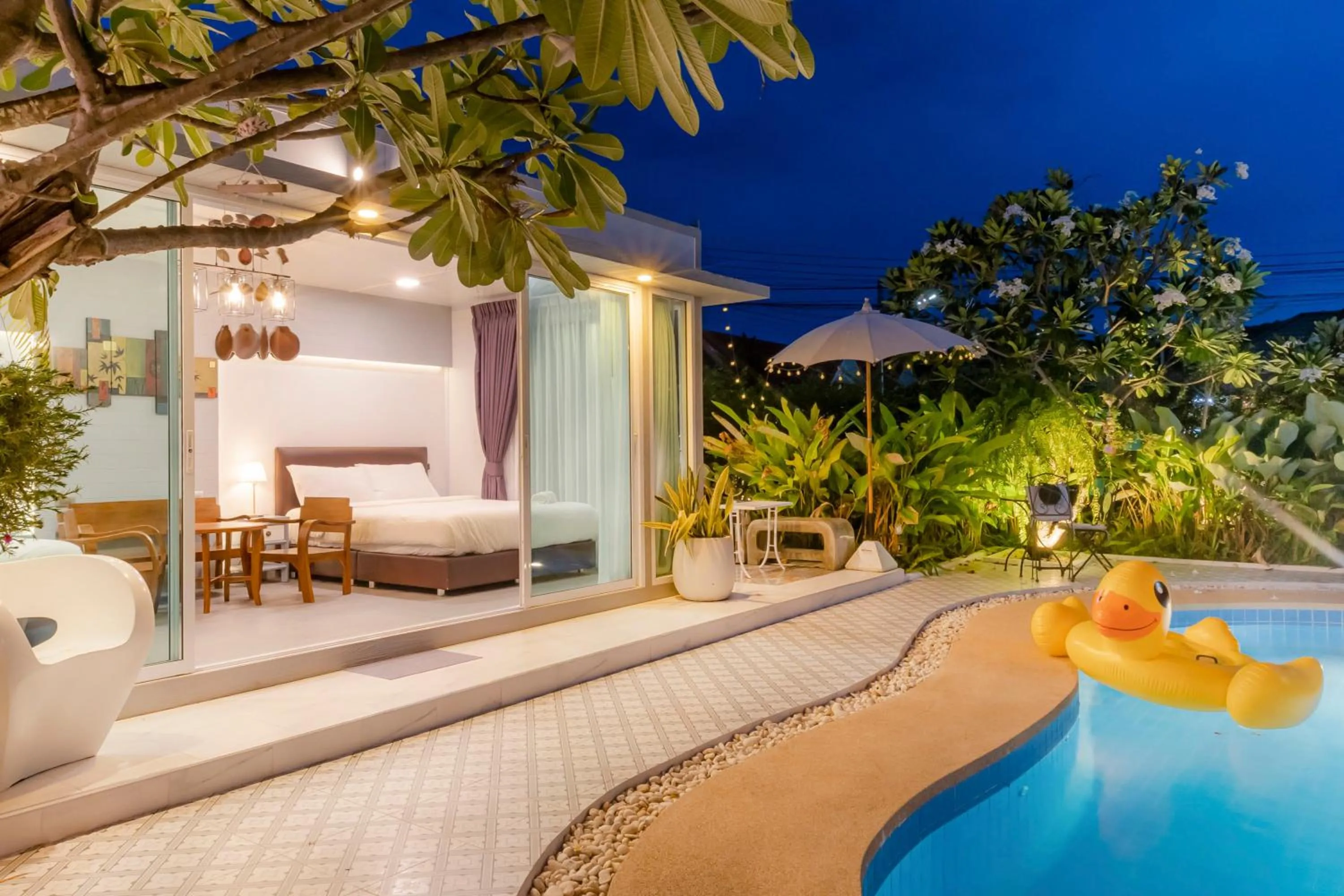 Swimming pool in Baan Kiang Lay Phu View Private Pool Villa in Central Hua Hin