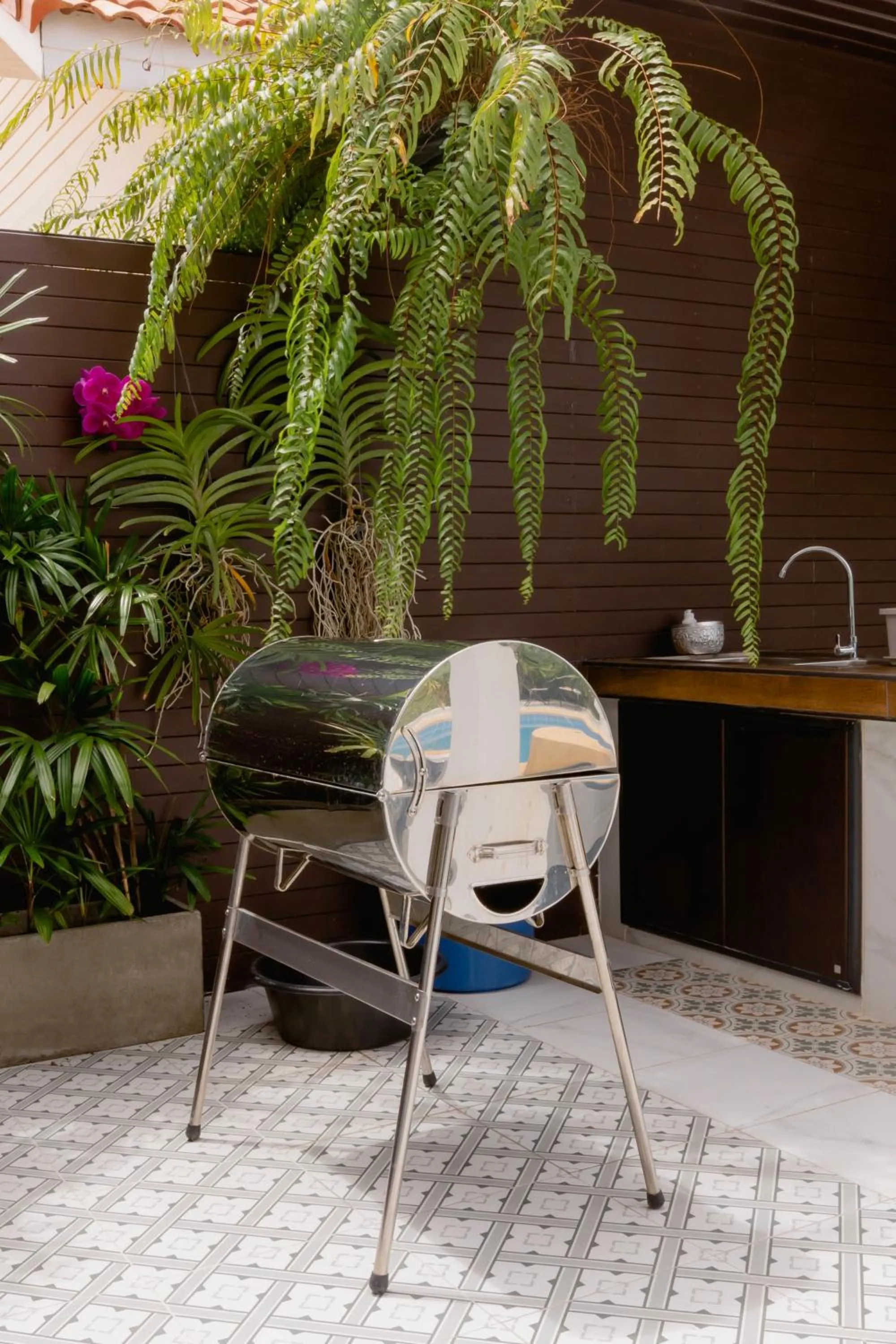 BBQ facilities in Baan Kiang Lay Phu View Private Pool Villa in Central Hua Hin