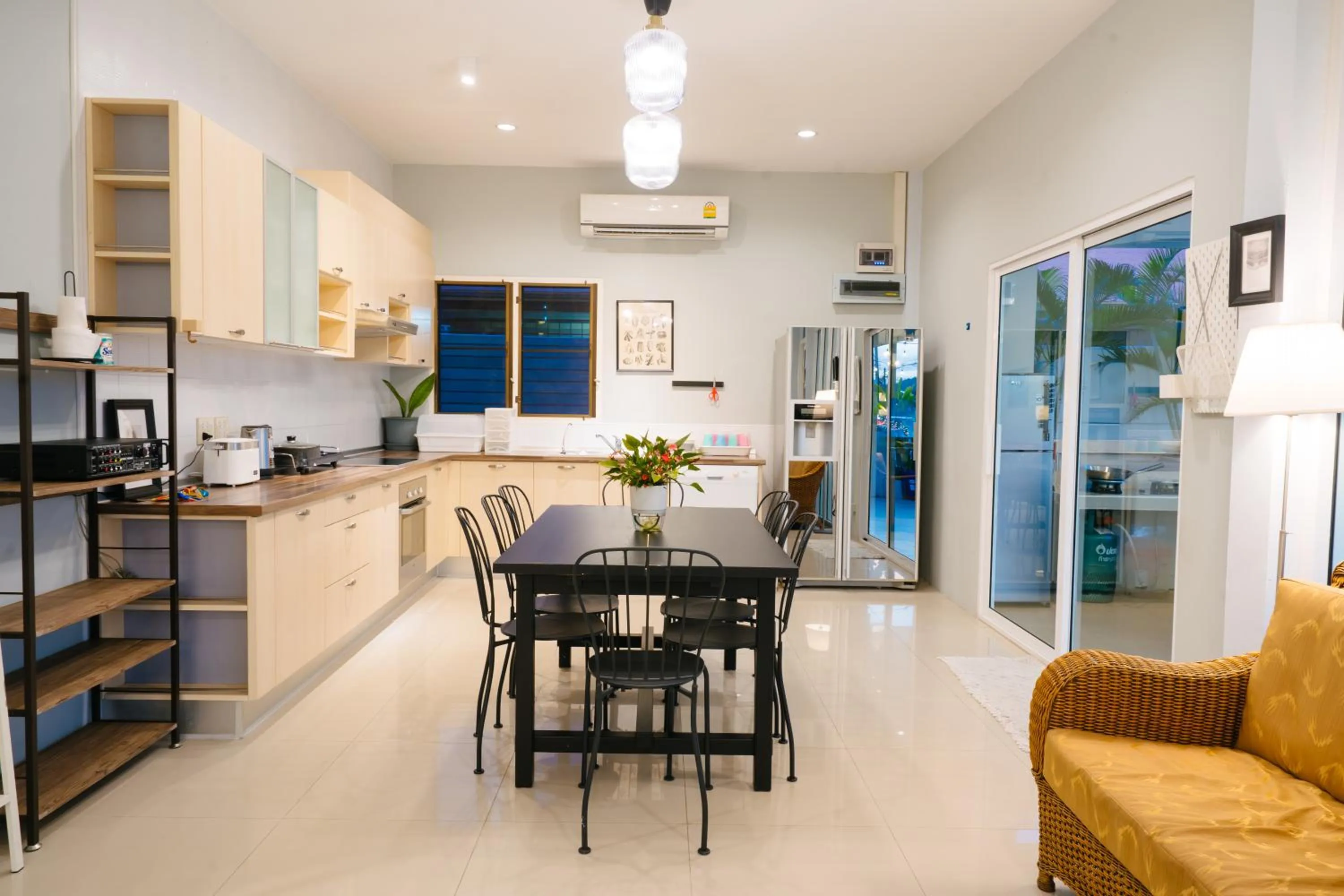 Dining area in Baan Kiang Lay Phu View Private Pool Villa in Central Hua Hin