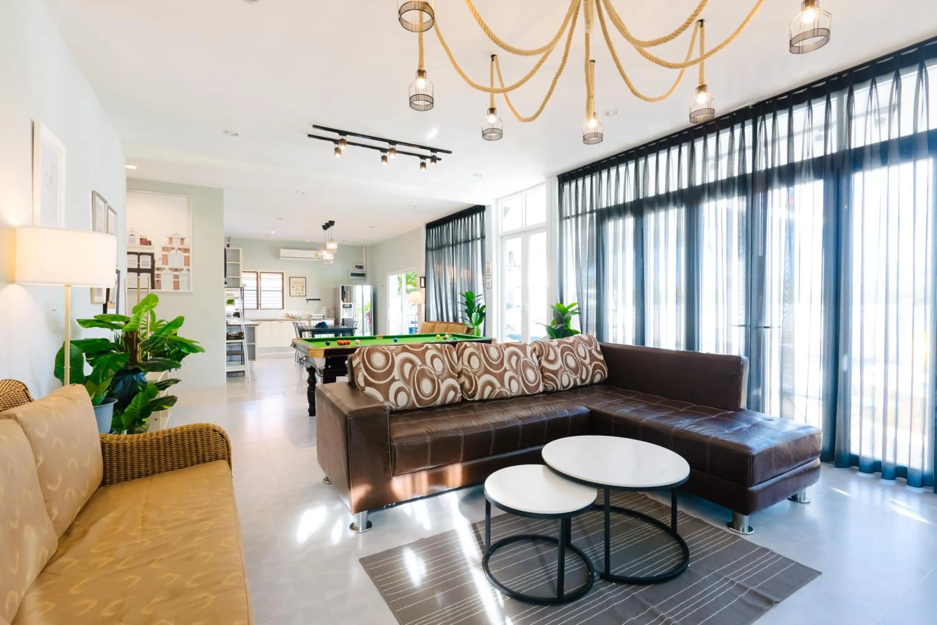 Living room in Baan Kiang Lay Phu View Private Pool Villa in Central Hua Hin