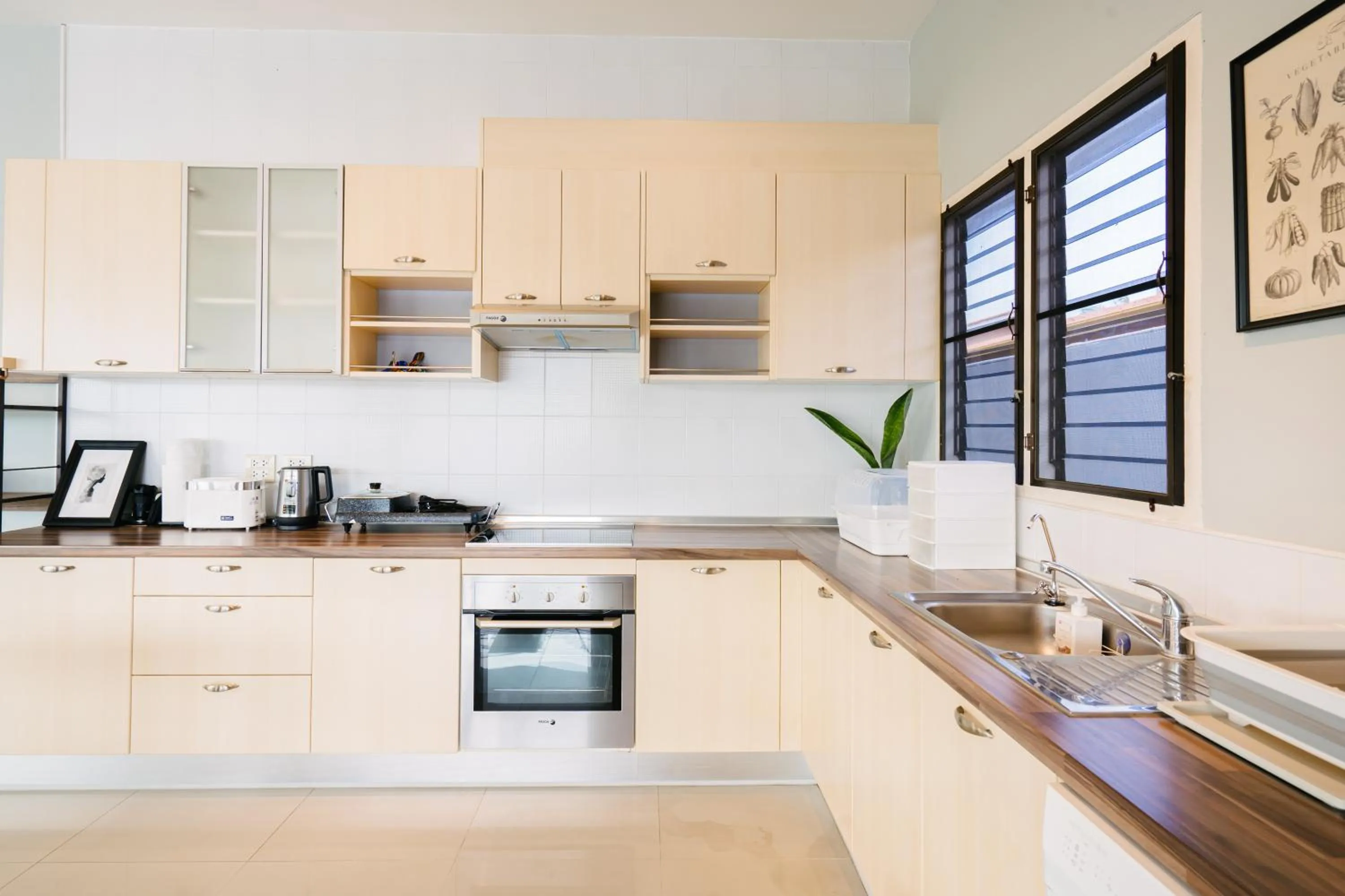 kitchen in Baan Kiang Lay Phu View Private Pool Villa in Central Hua Hin