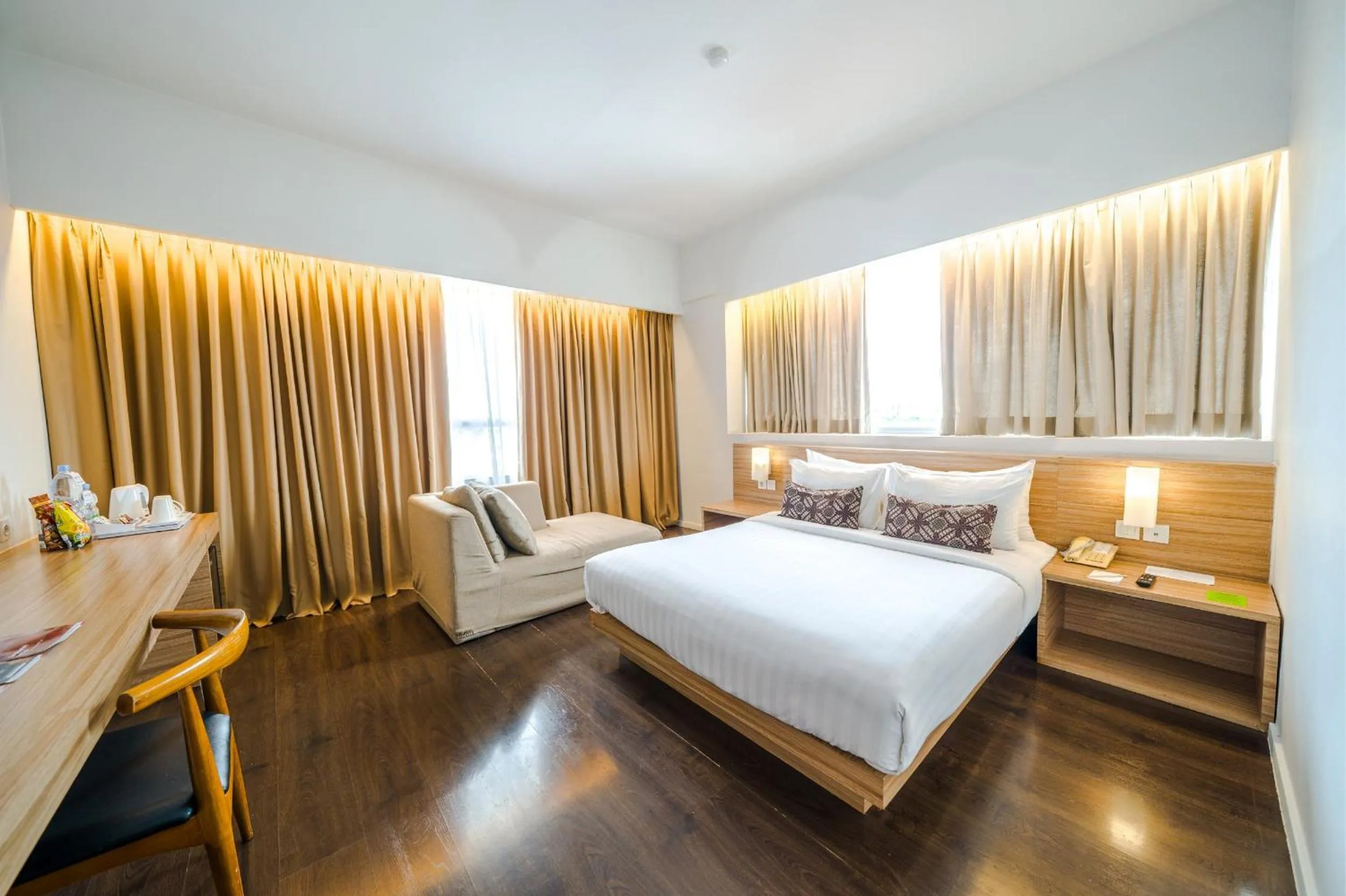 Bedroom, Bed in Grand Zuri Malioboro