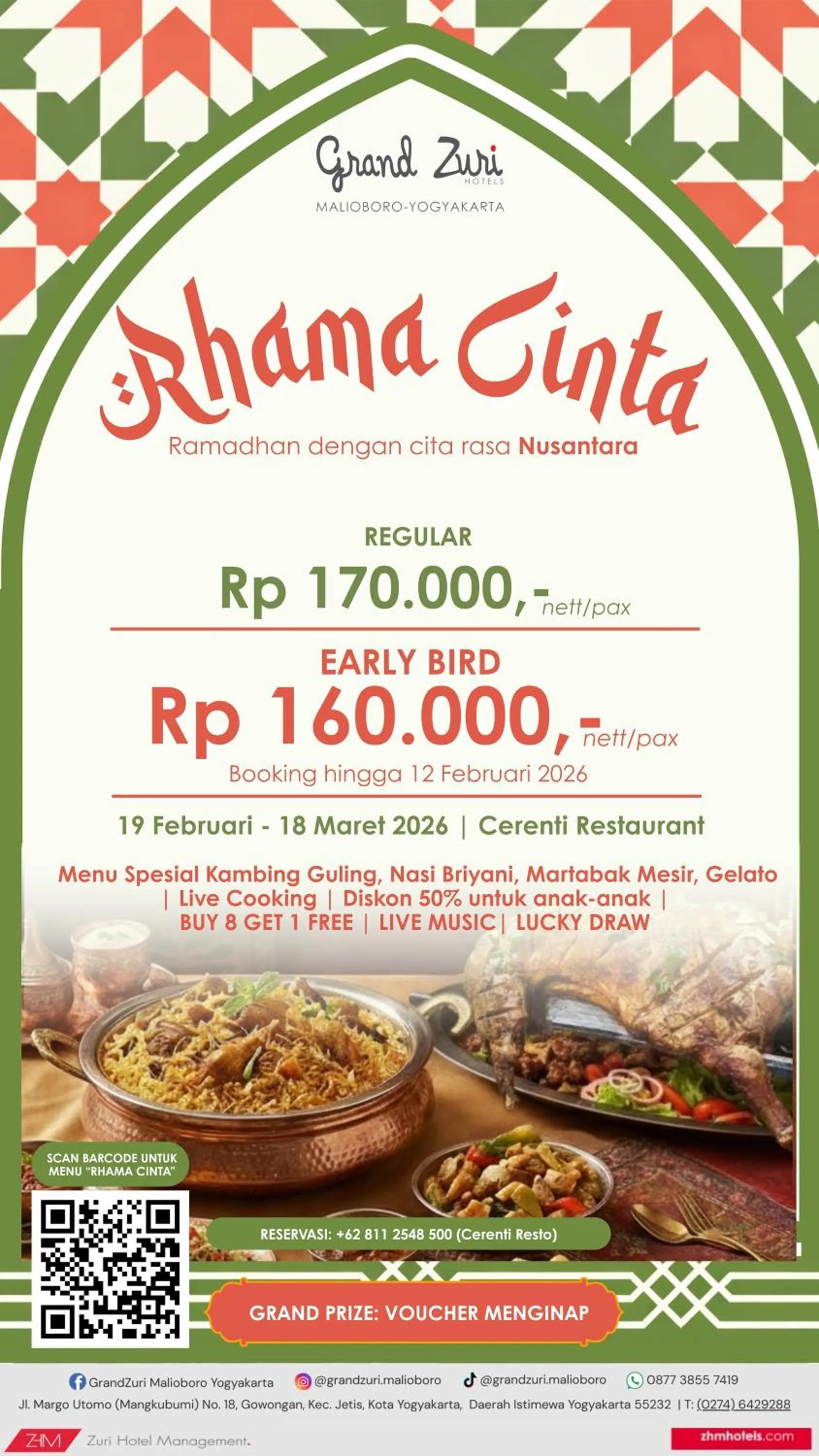 Restaurant/places to eat in Grand Zuri Malioboro