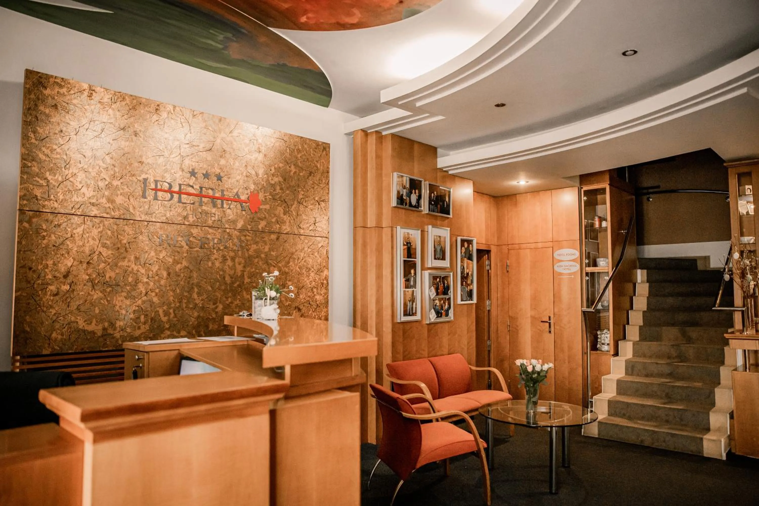 Lobby or reception in Hotel Iberia