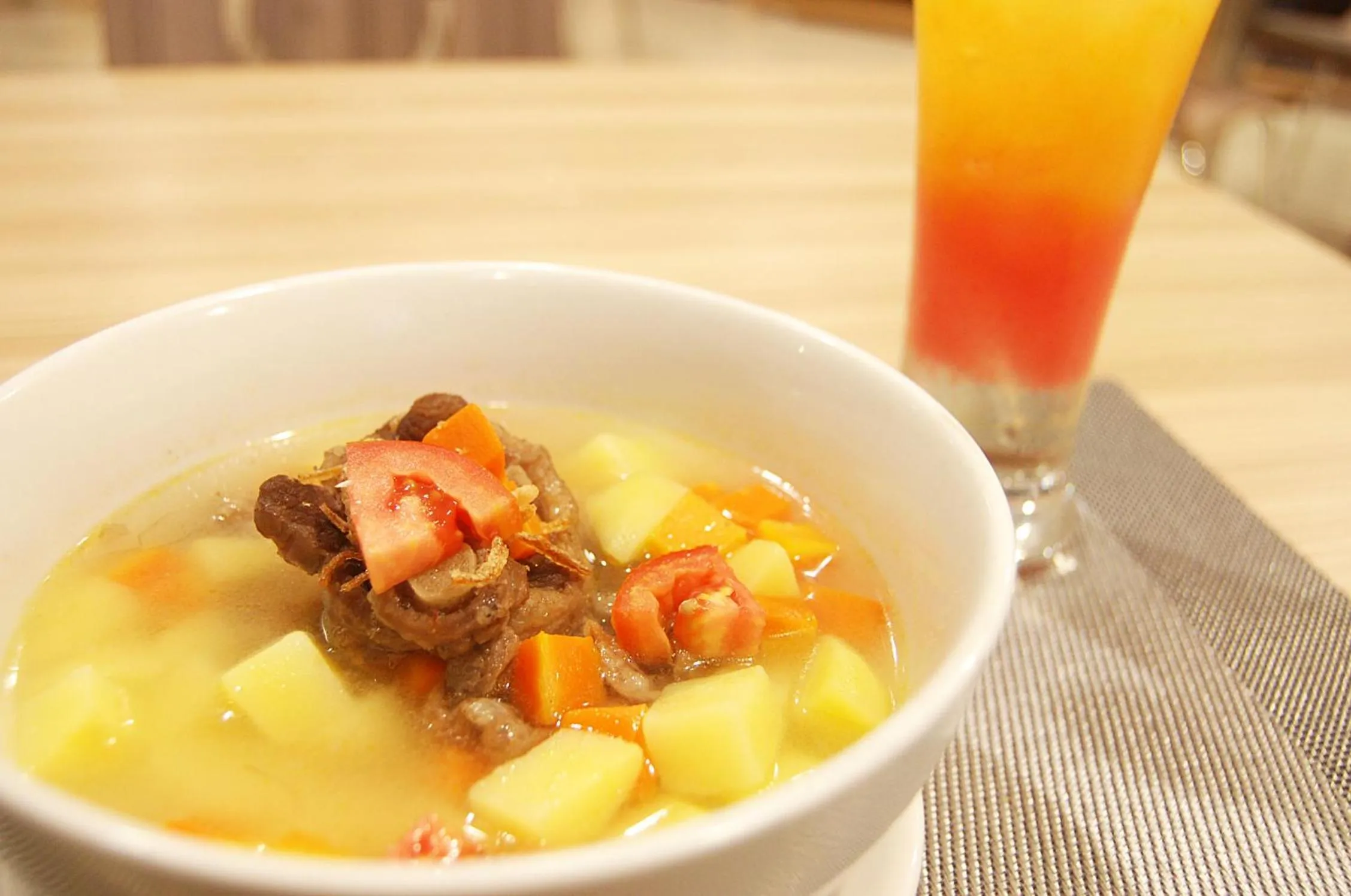 Food close-up in Top Malioboro Hotel Jogja