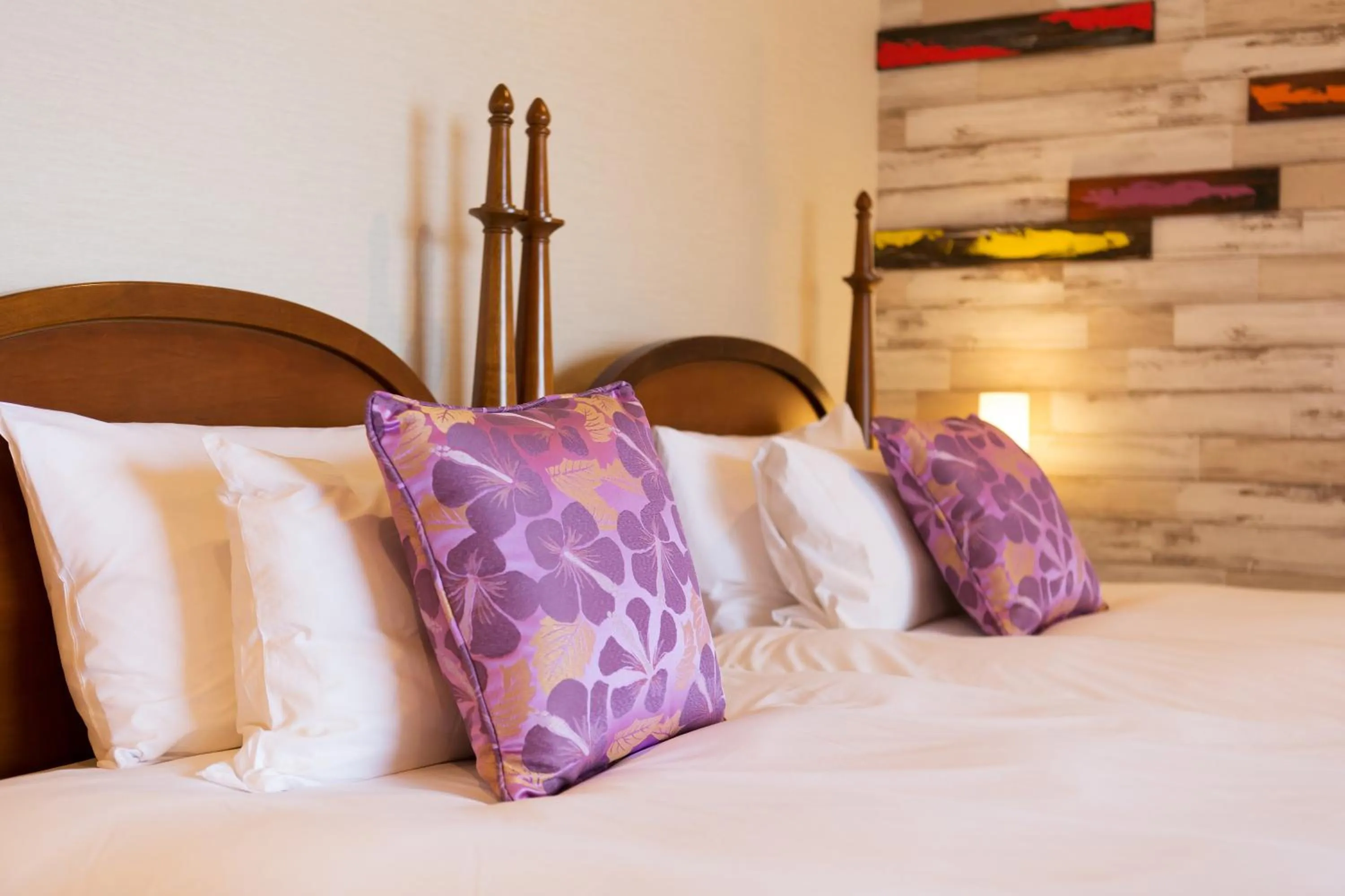 Bed in Hotel Nikko Alivila