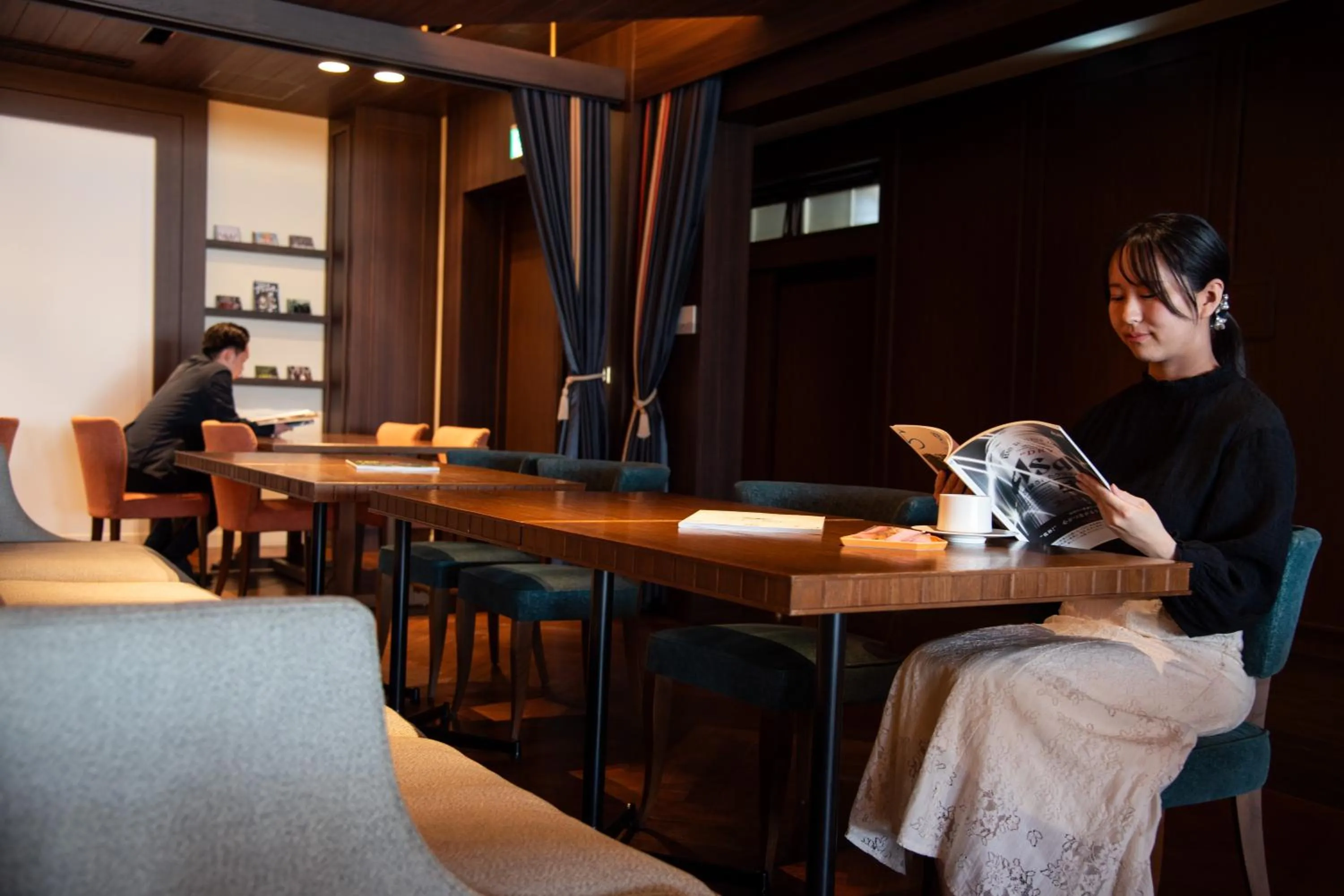 Communal lounge/ TV room in Setre Glover's House Nagasaki