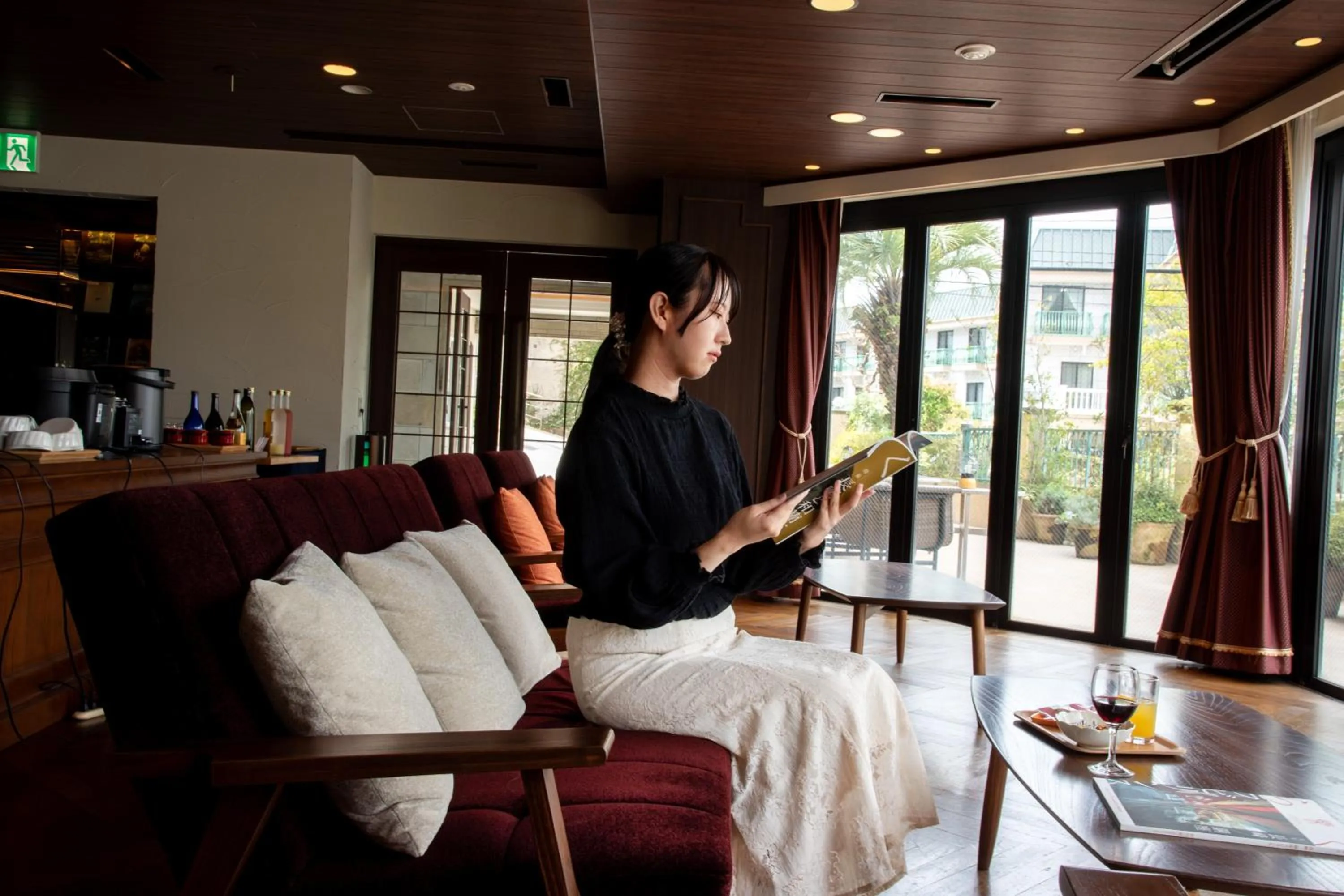 Communal lounge/ TV room in Setre Glover's House Nagasaki