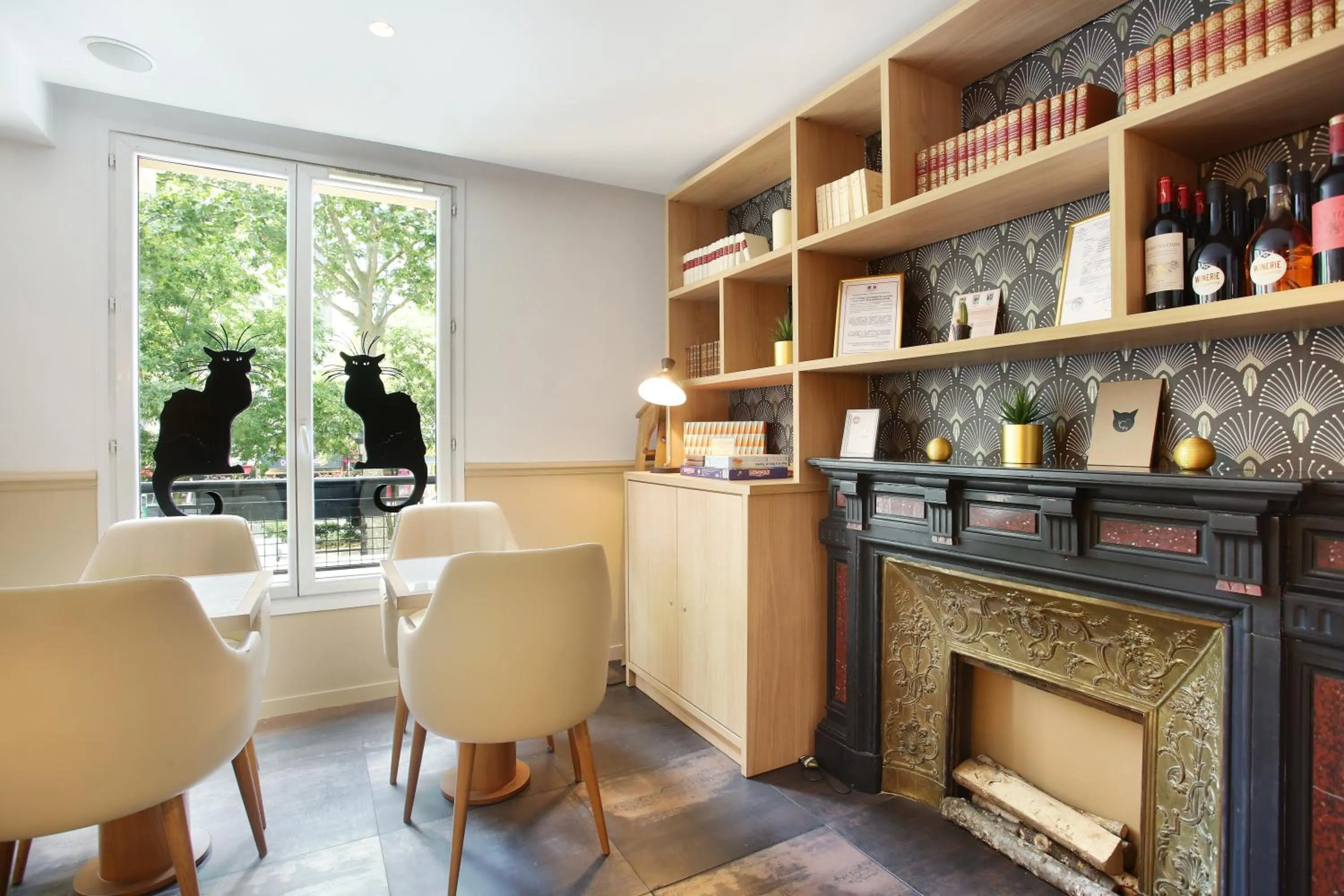 Lobby or reception in Hotel Le Chat Noir