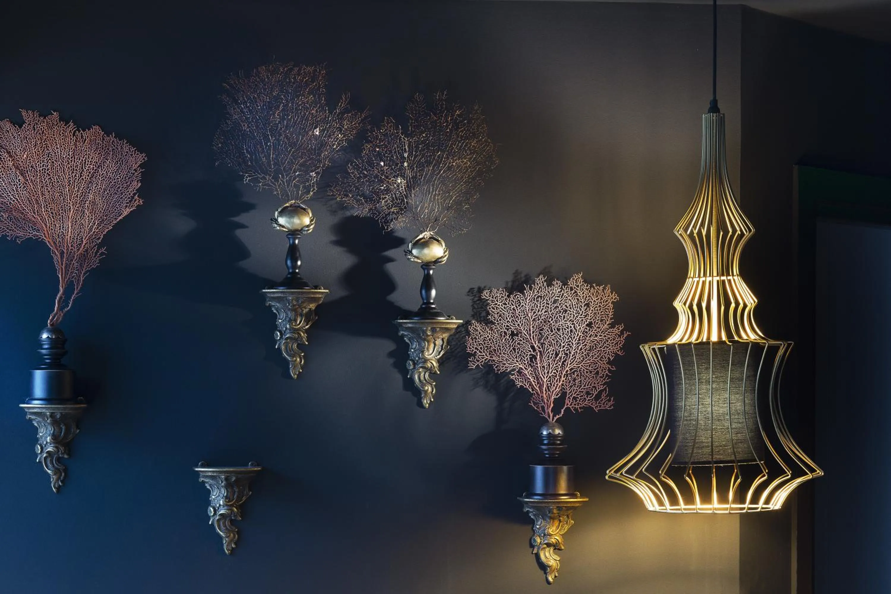 Decorative detail in Hotel Le Chat Noir