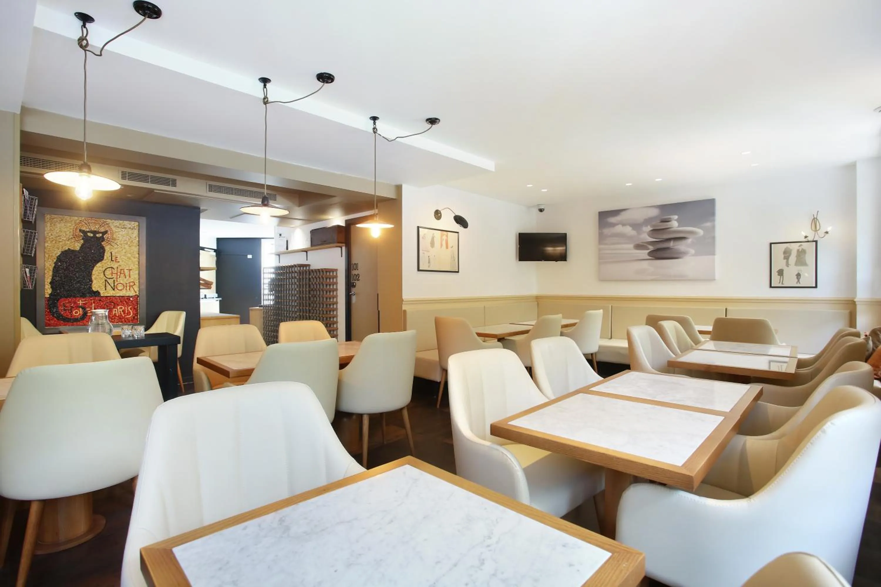 Lobby or reception in Hotel Le Chat Noir