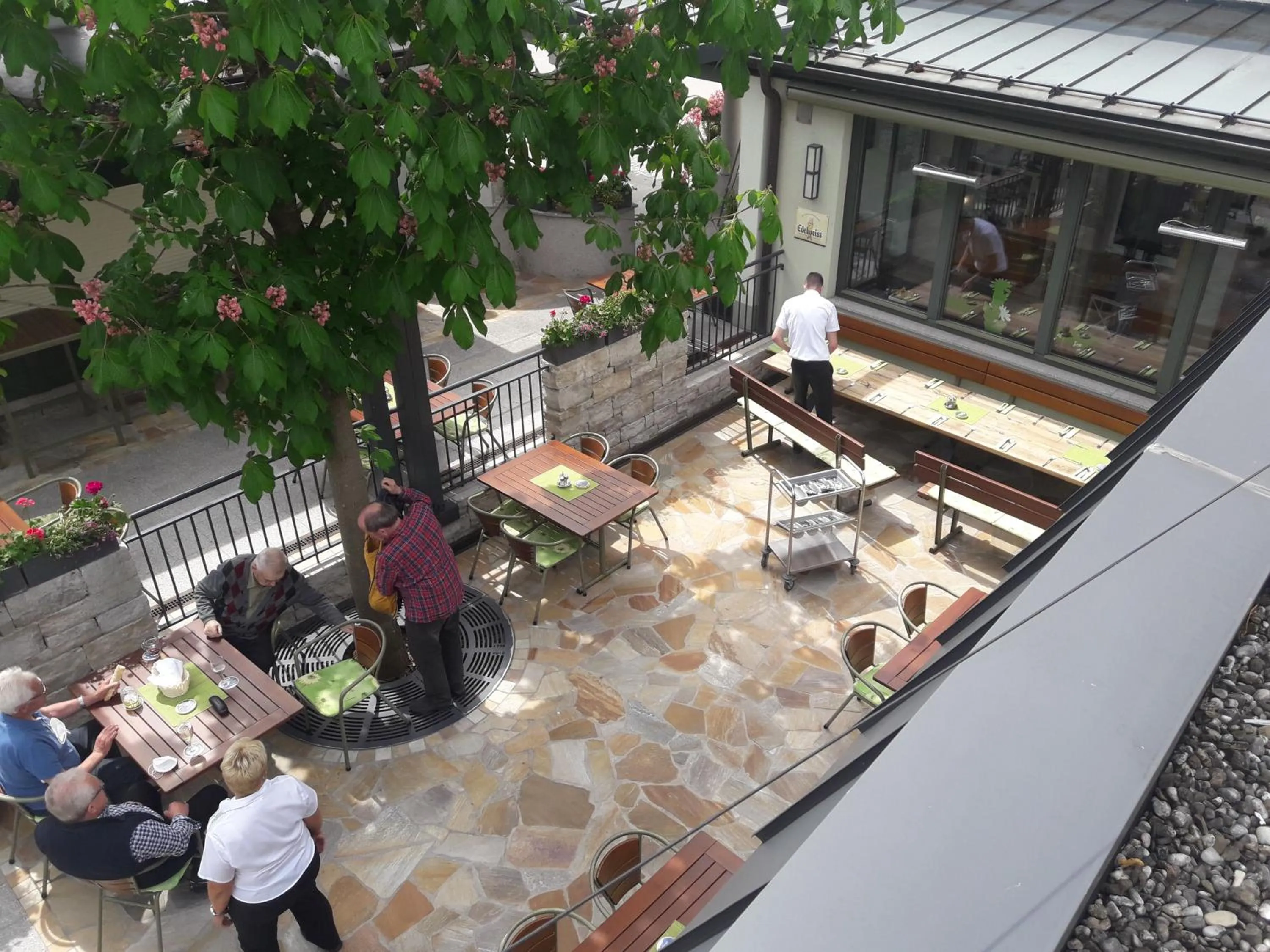 Patio in 1A Landhotel Schicklberg