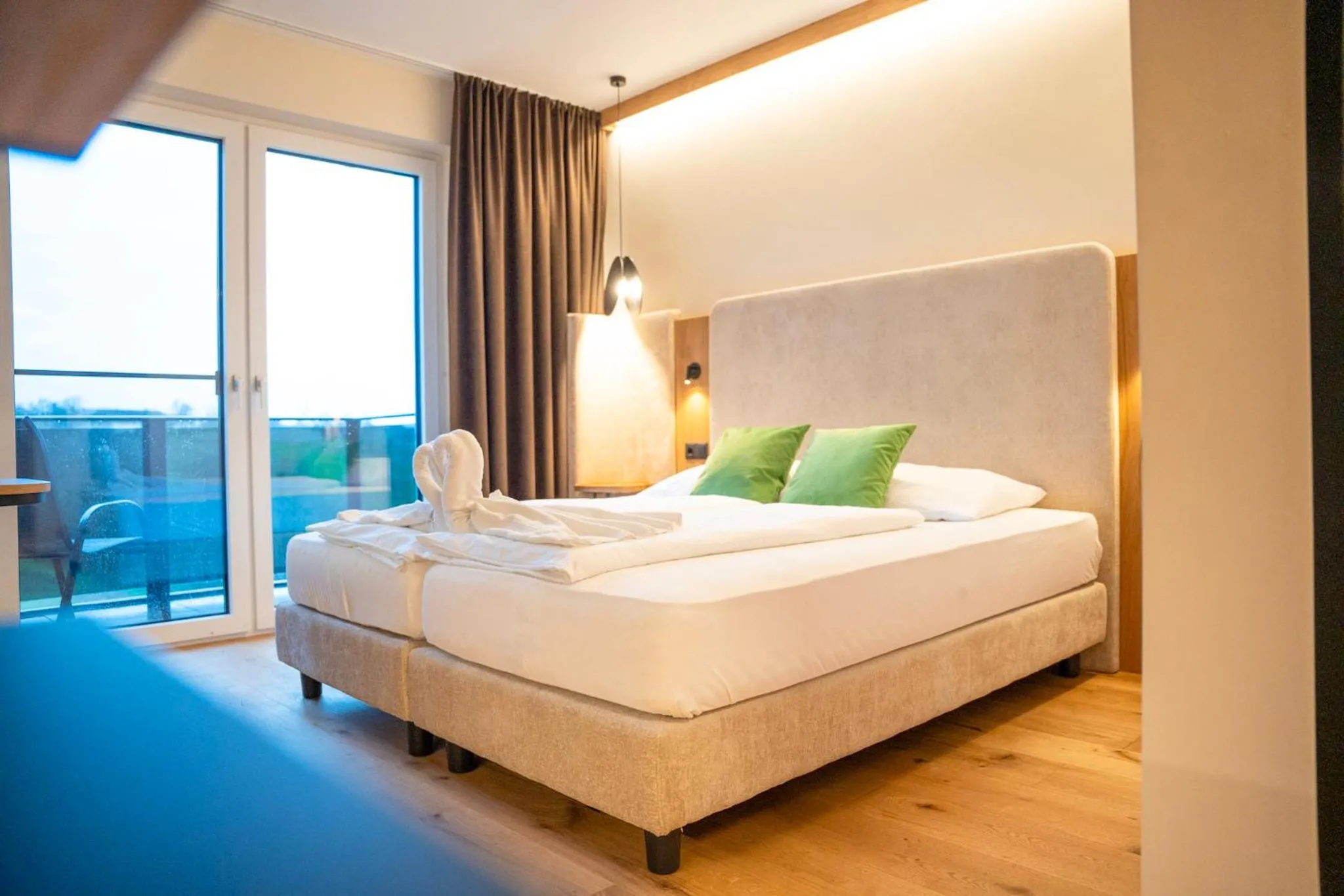 Bedroom, Bed in 1A Landhotel Schicklberg