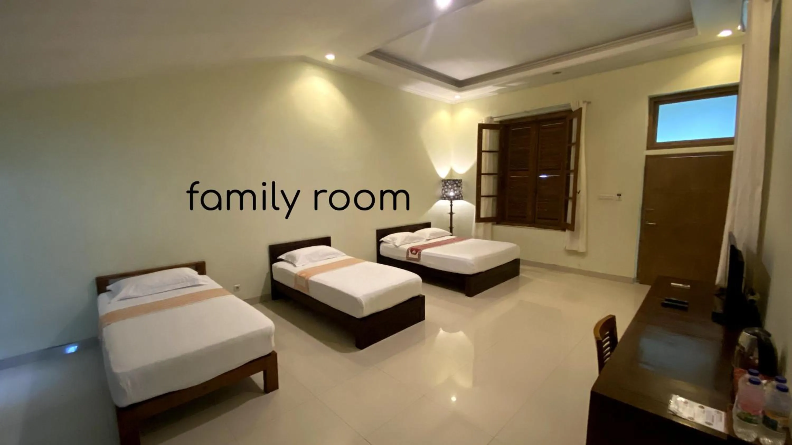 Bed in Puri Pangeran Hotel