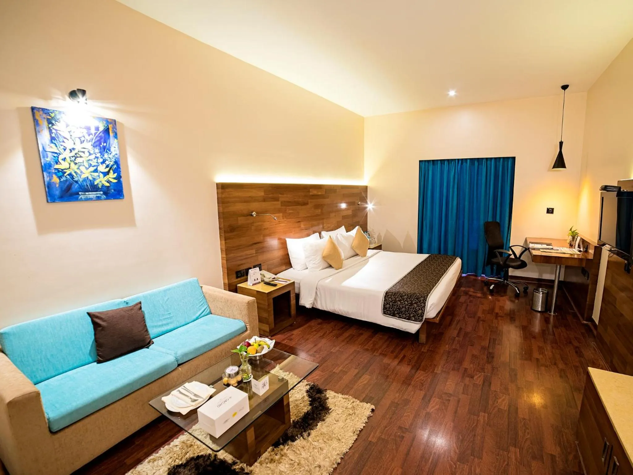 Bed in The Orchid Hotel Hinjewadi Pune