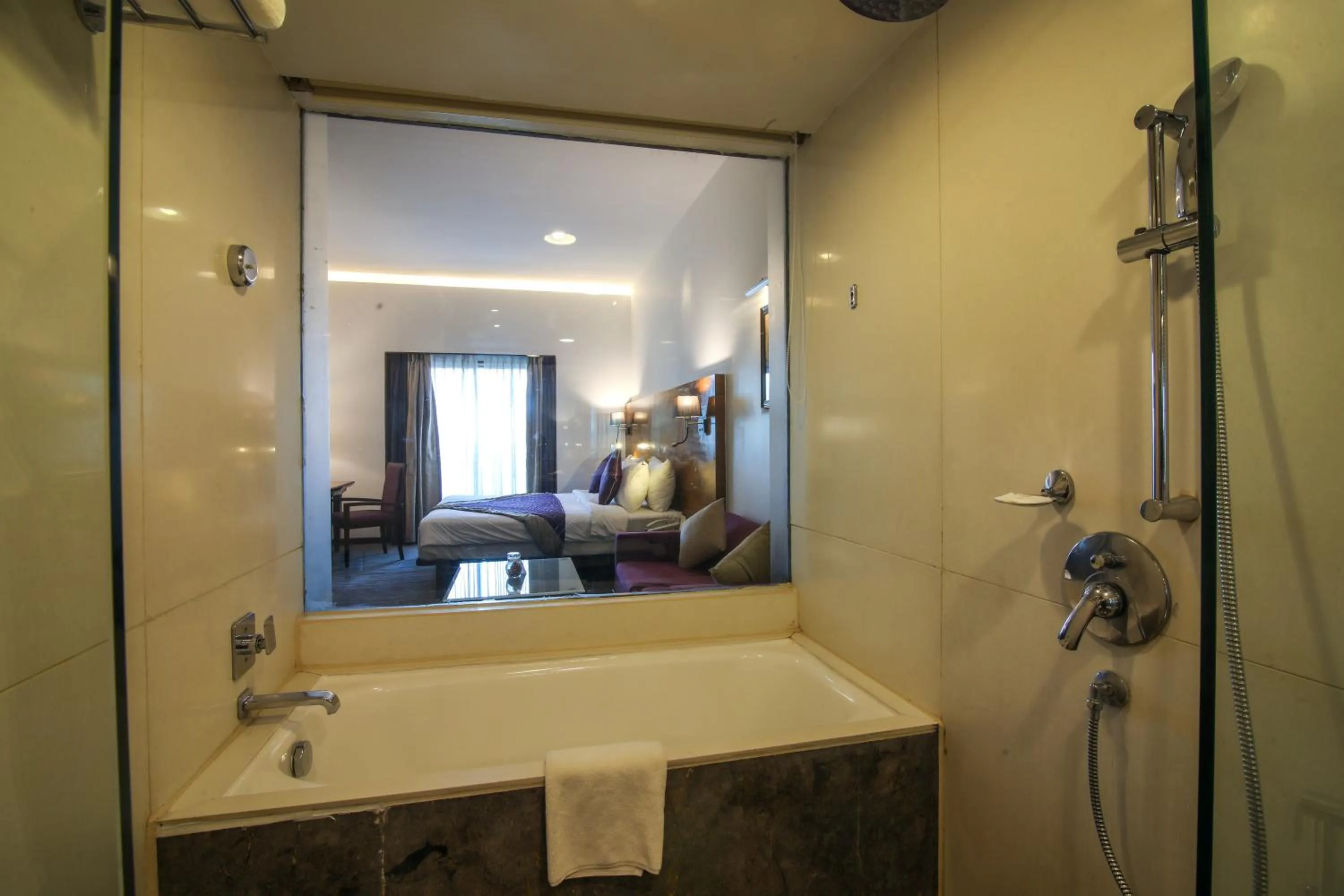 Shower in The Orchid Hotel Hinjewadi Pune