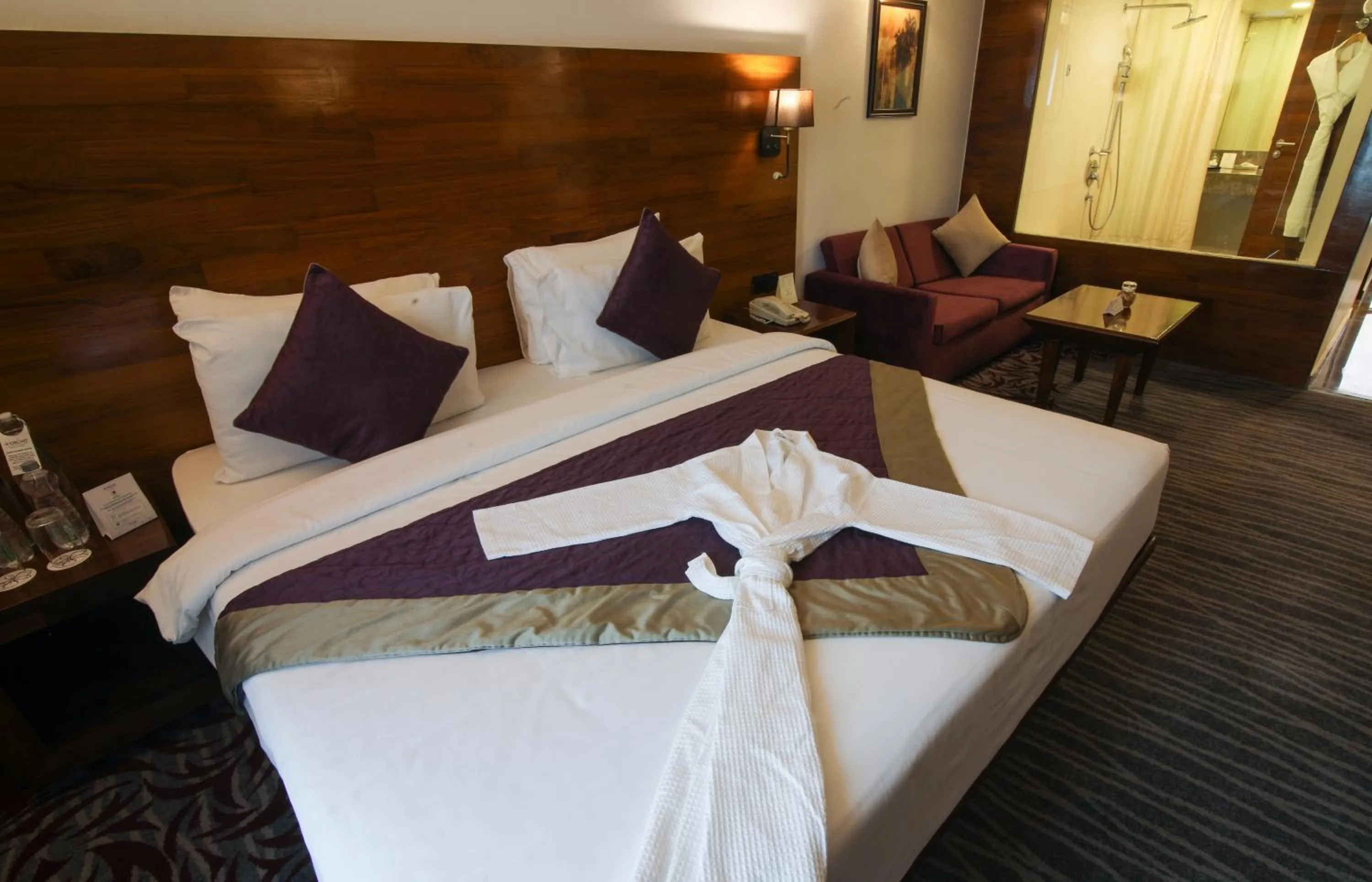 Bed in The Orchid Hotel Hinjewadi Pune