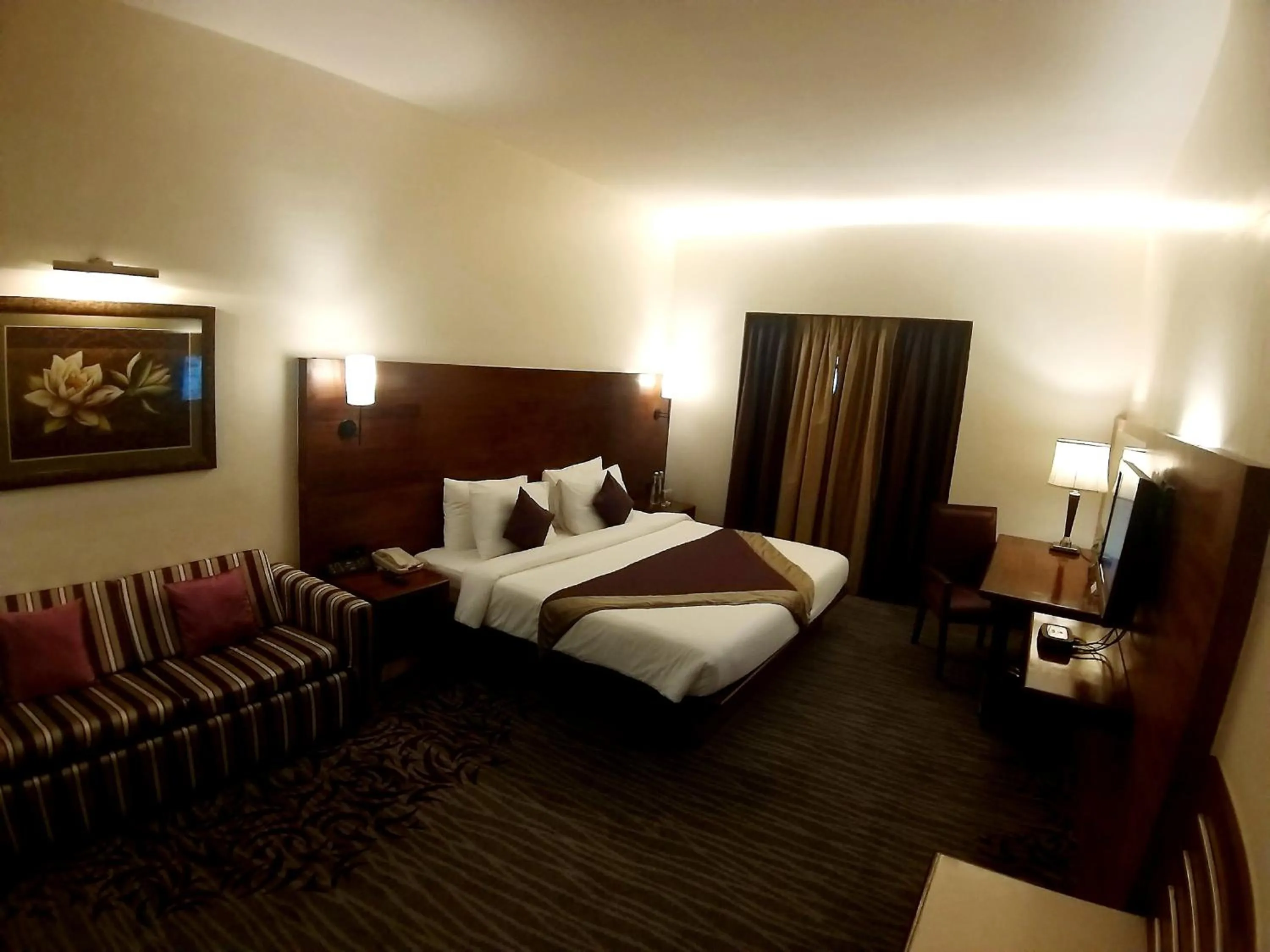 Coffee/tea facilities, Bed in The Orchid Hotel Hinjewadi Pune