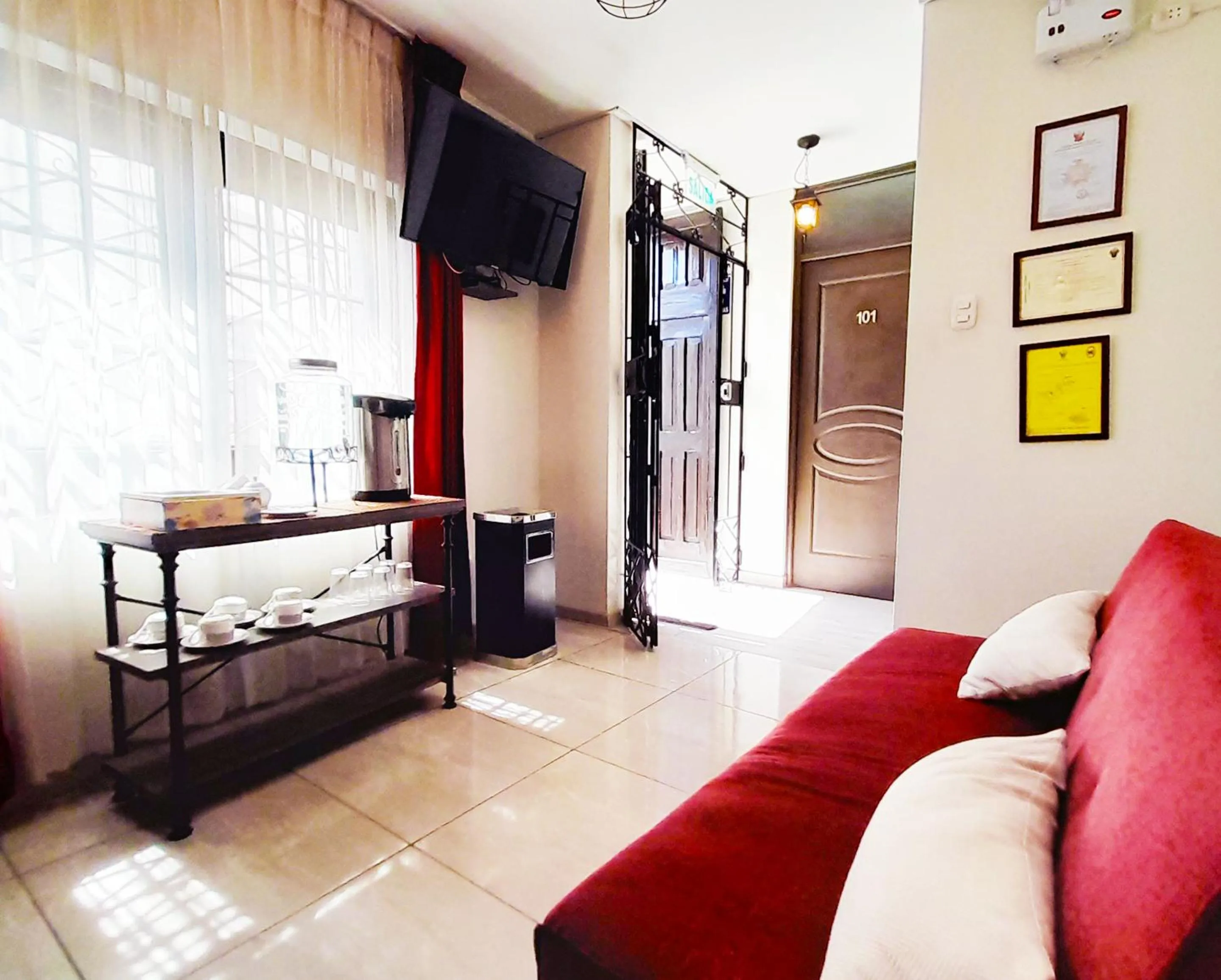 Lobby or reception in Hotel La Casa de Irma