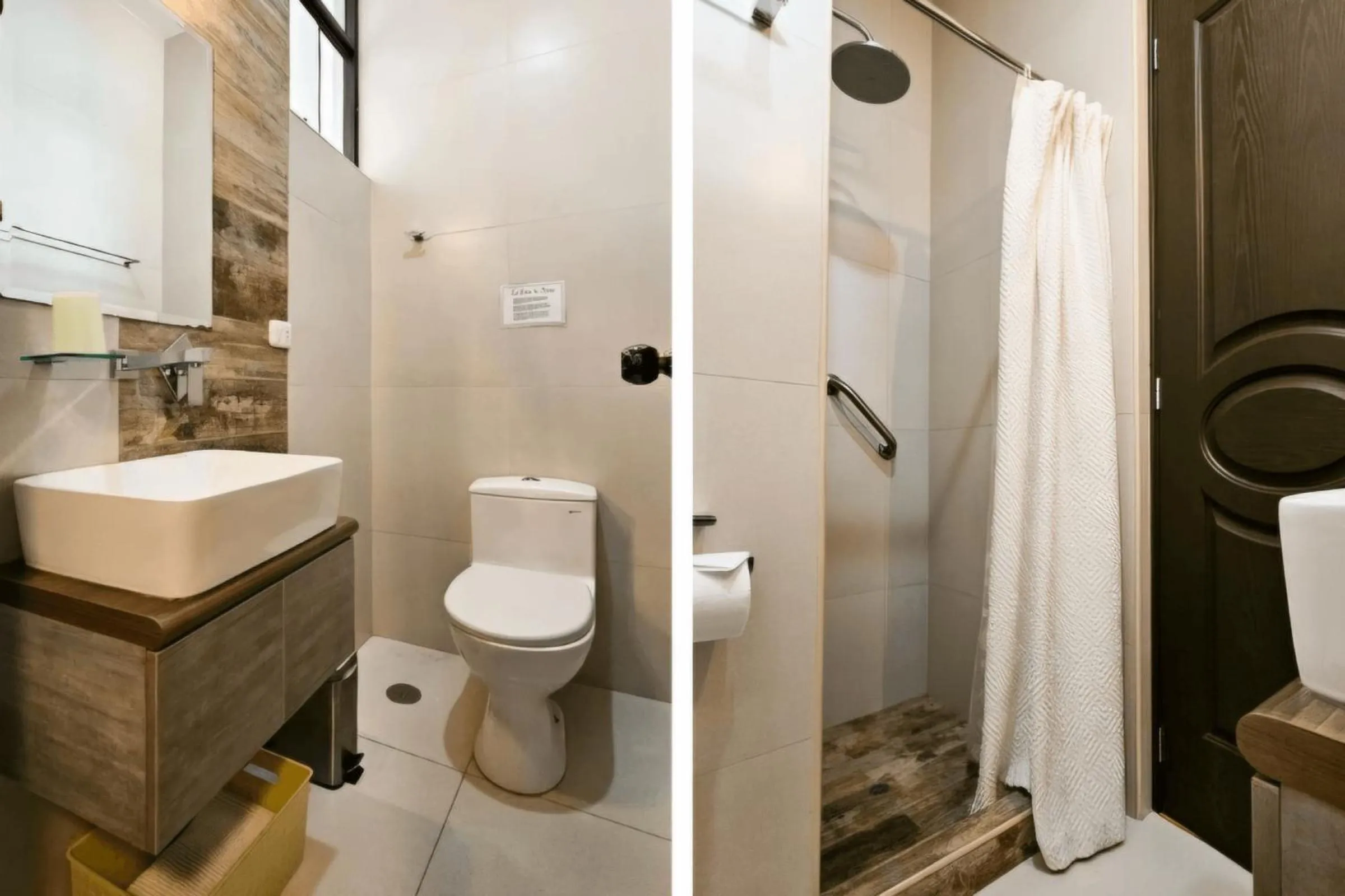 Shower in Hotel La Casa de Irma